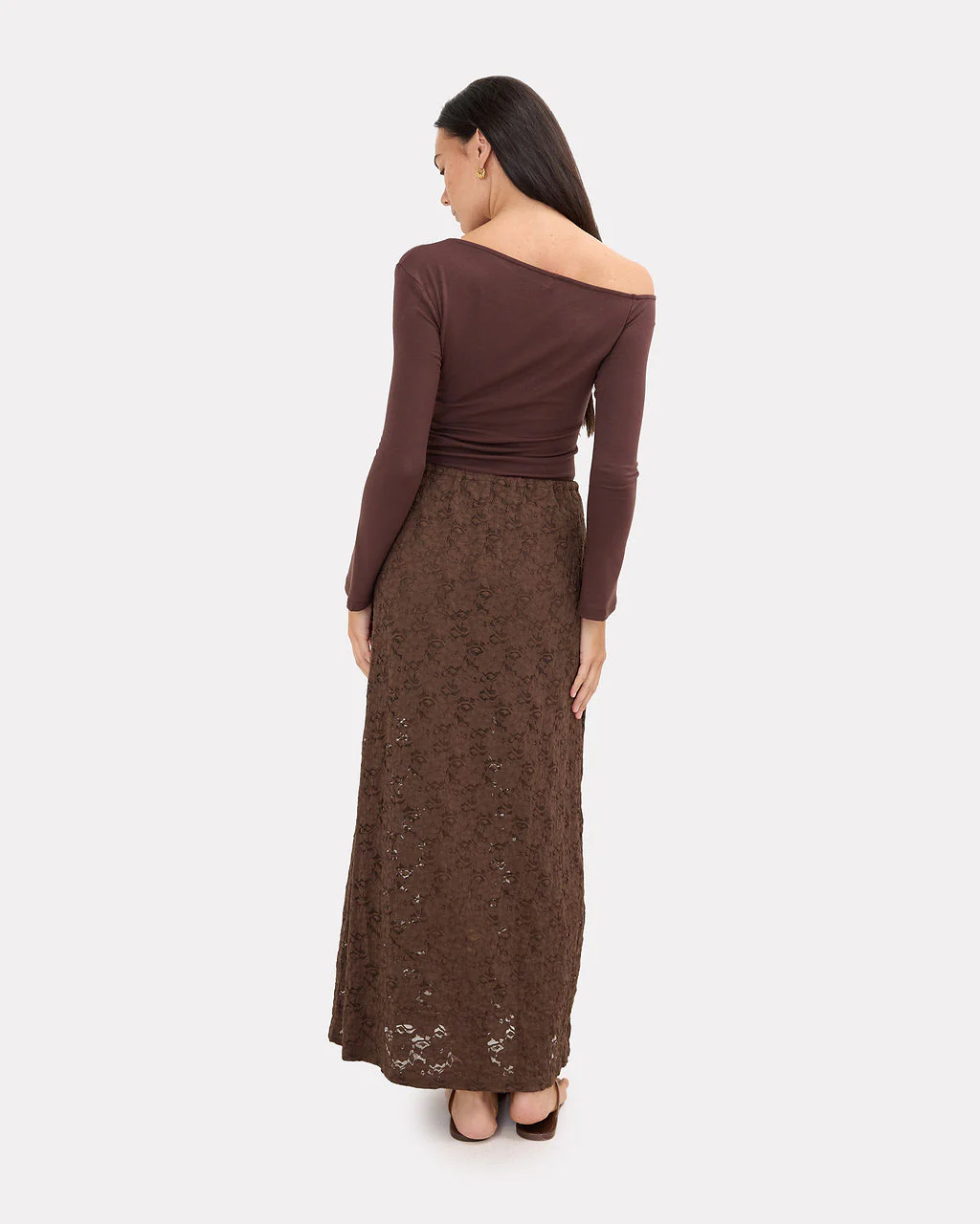 Lacey Skirt | Chocolate Lace - Image 5