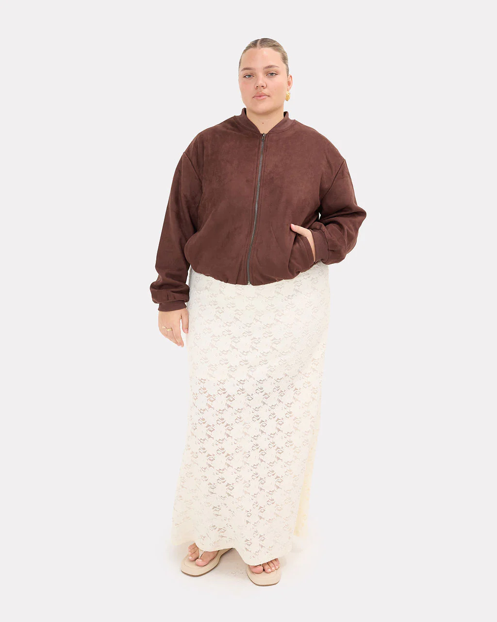 Lacey Skirt | Cream Lace - Image 3