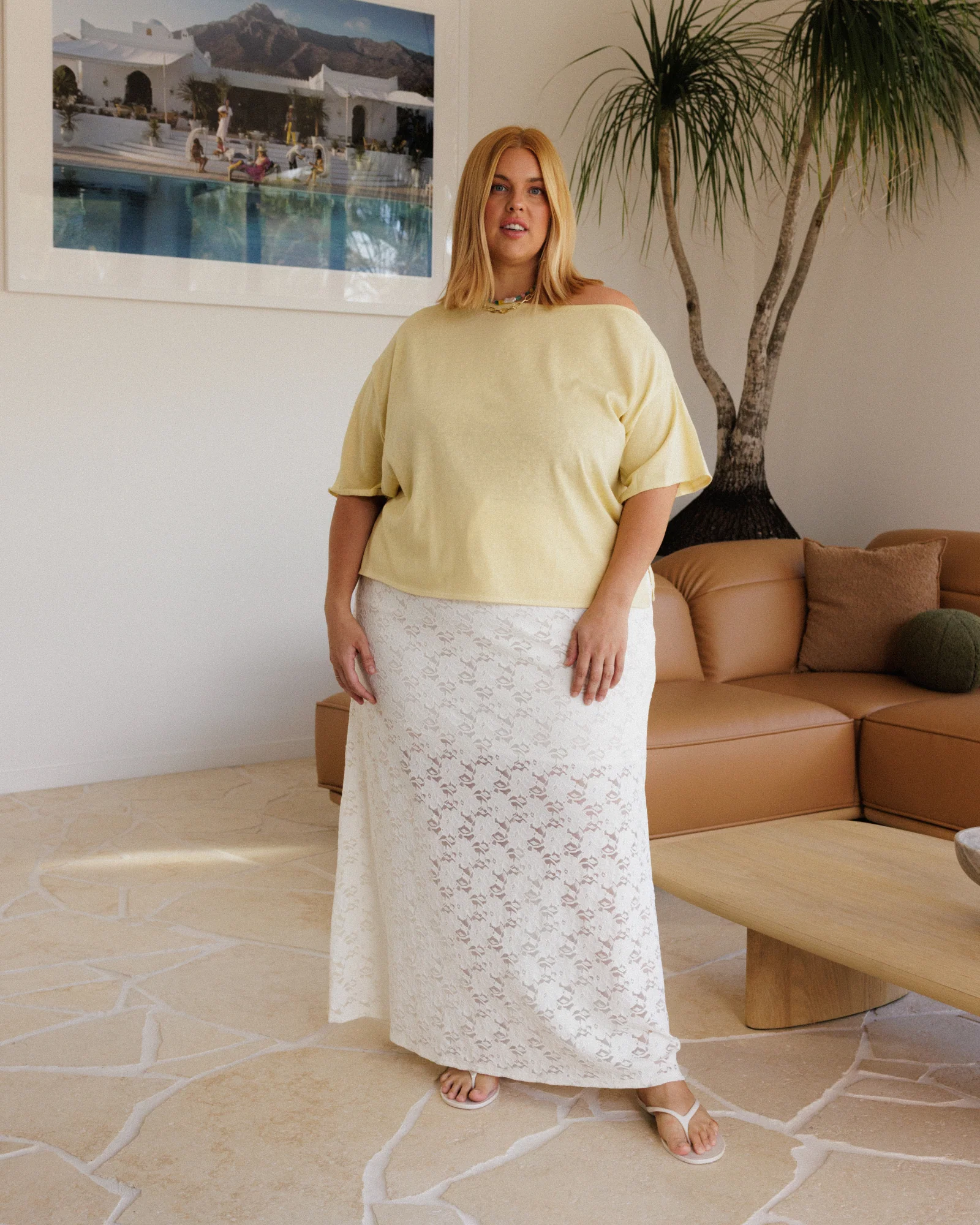 Lacey Skirt | Cream Lace - Image 6