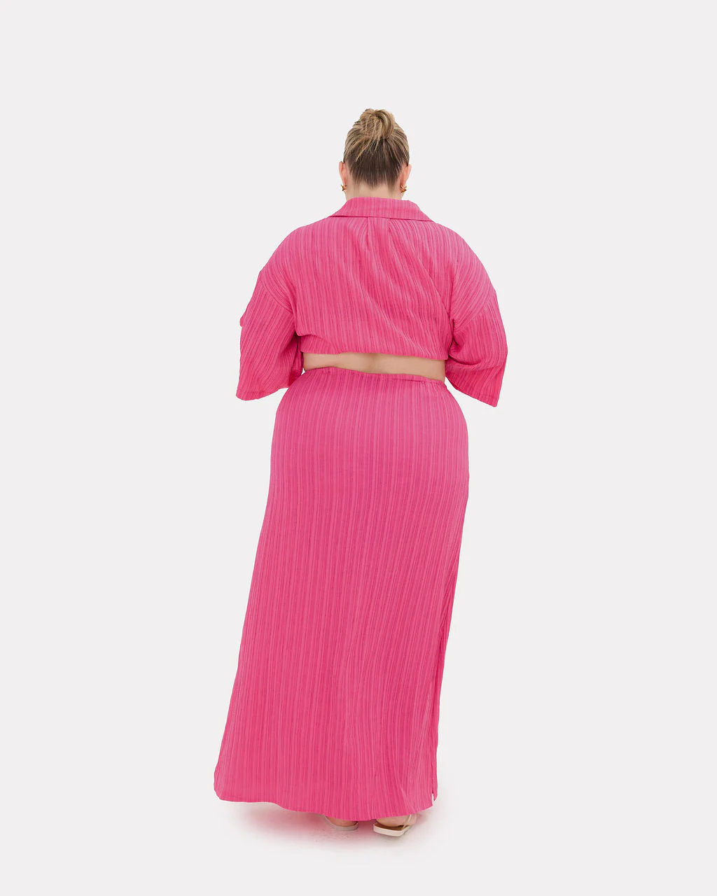 FINAL SALE | Lacey Skirt | Flamingo Crepe - Image 3