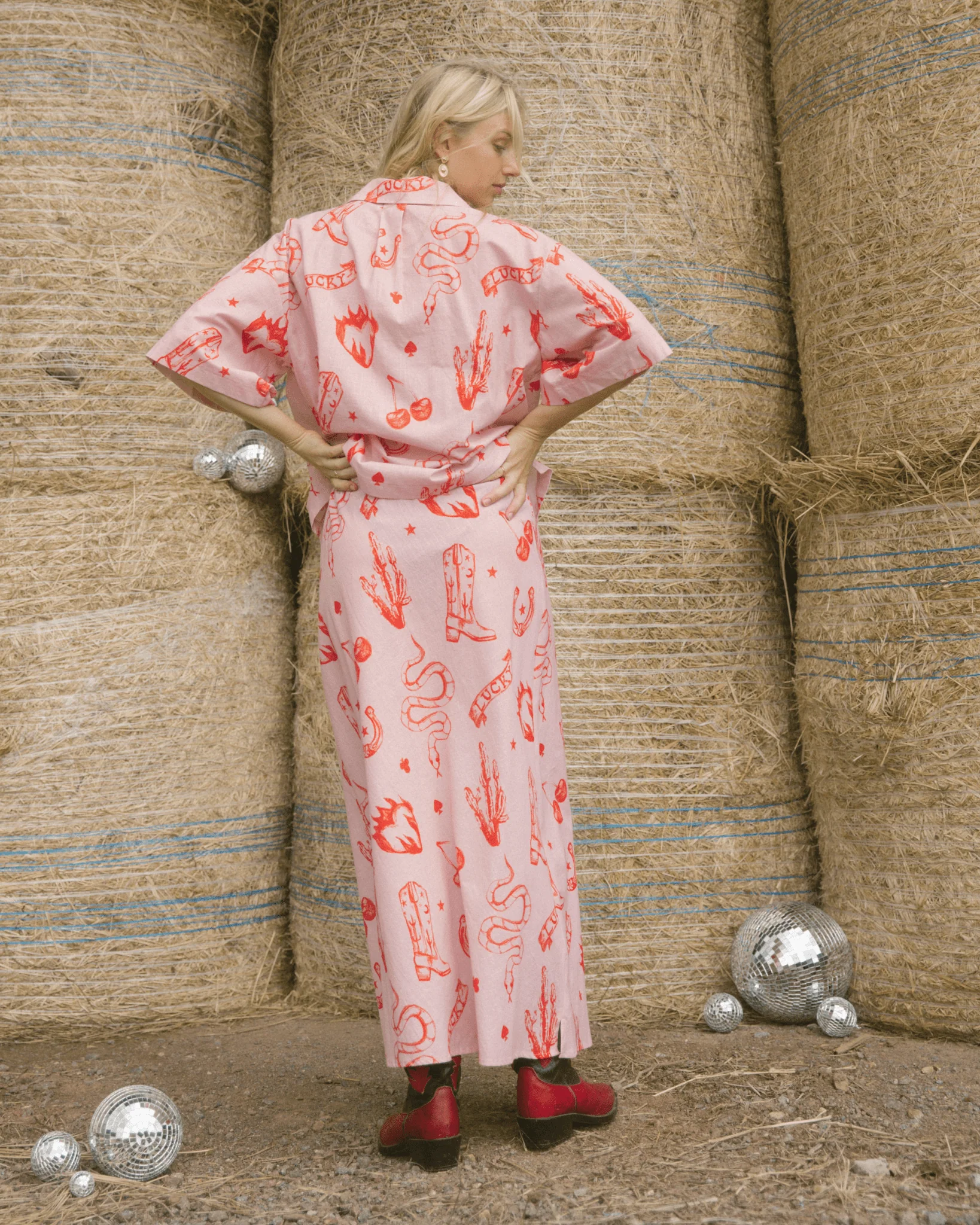 FINAL SALE | Lacey Skirt | Pink Wildhearts - Image 6