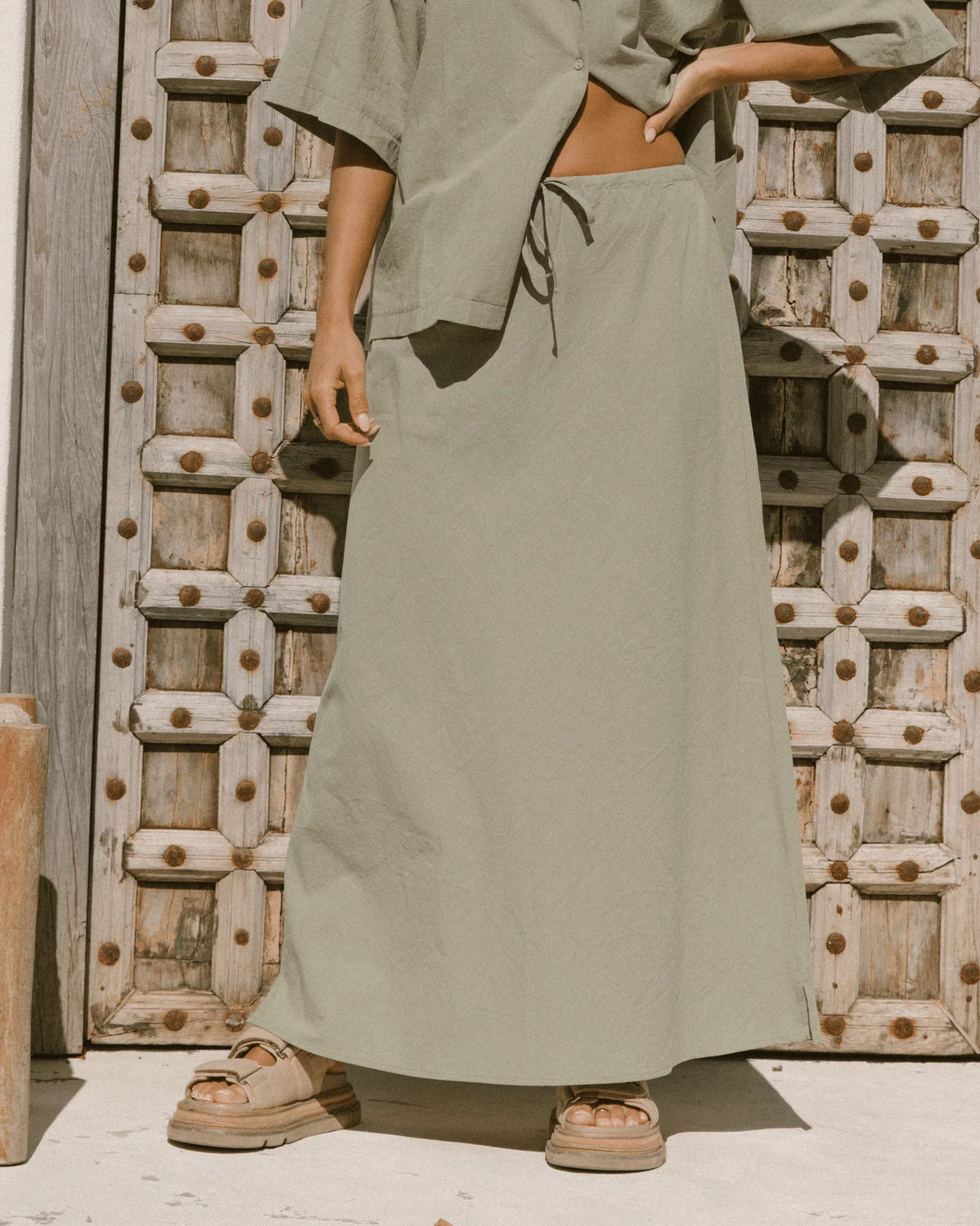 FINAL SALE | Lacey Skirt | Sage Green