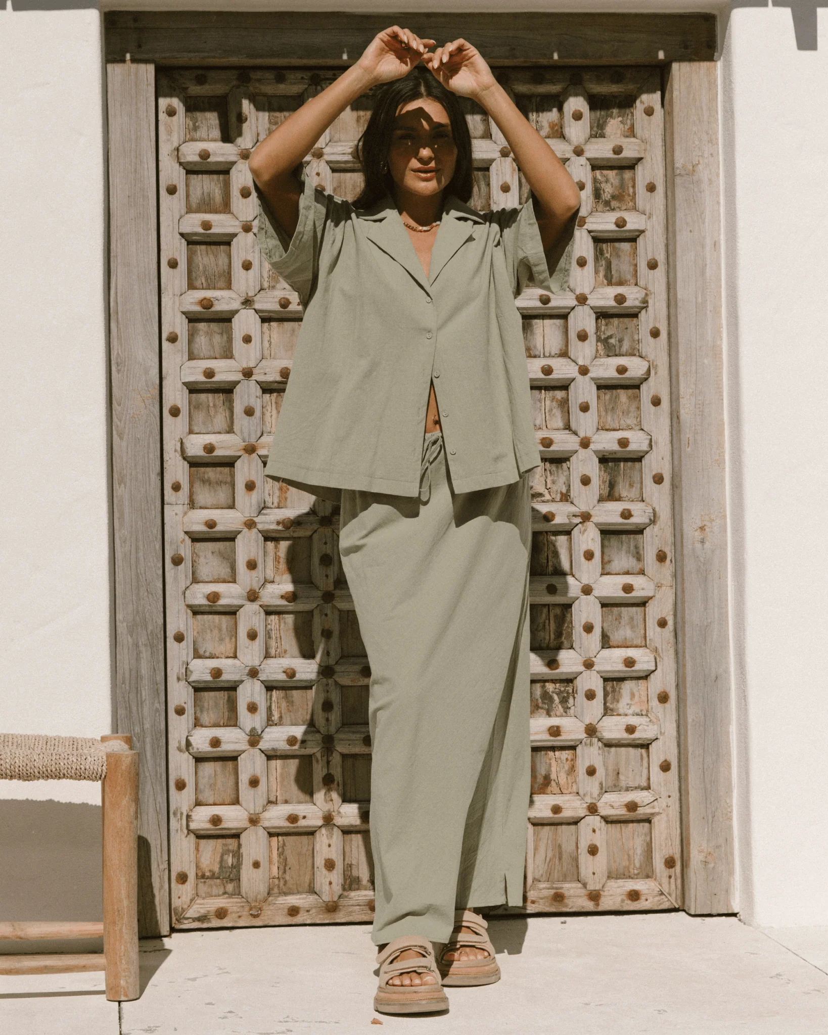 FINAL SALE | Lacey Skirt | Sage Green - Image 3