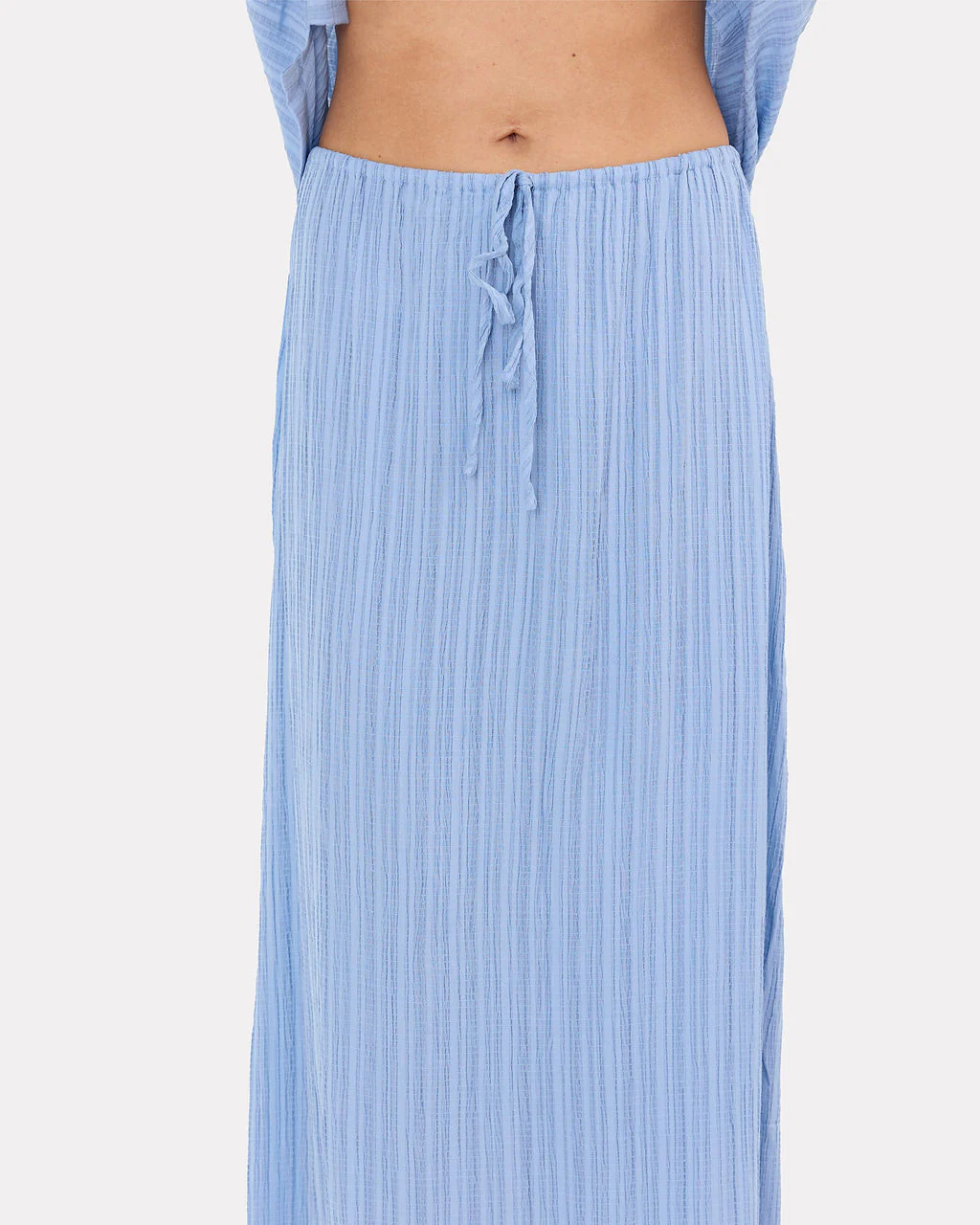 FINAL SALE | Lacey Skirt | Sky Crepe - Image 2