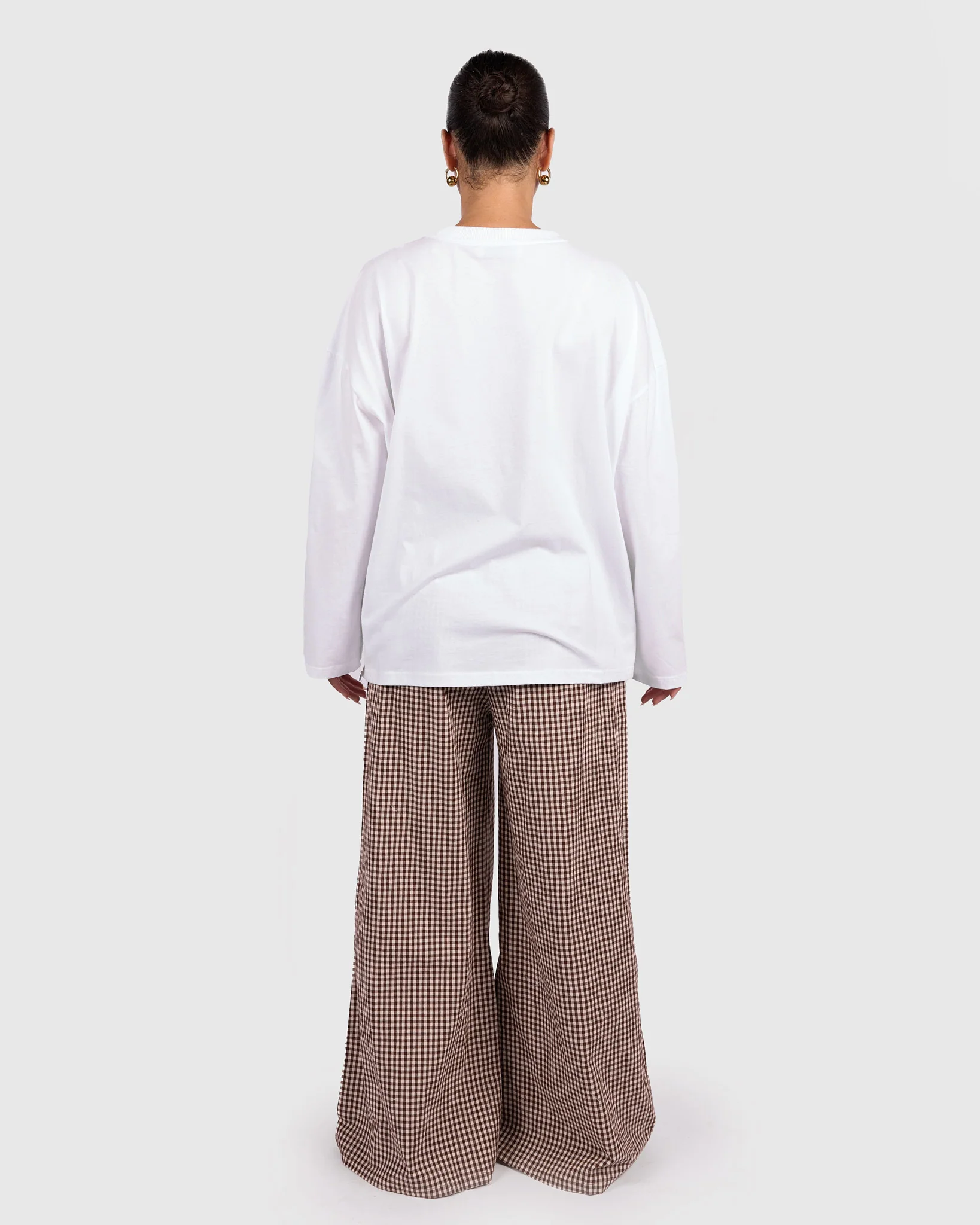 Long Sleeve Essentials Tee | White - Image 10