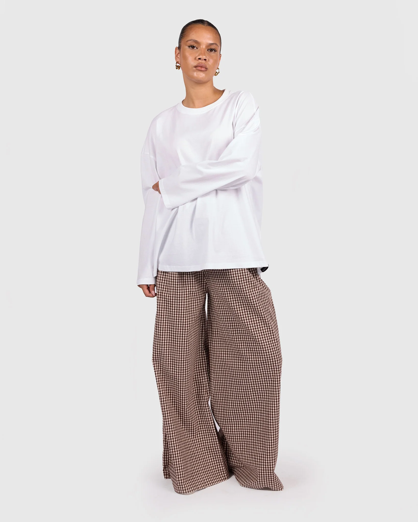 Long Sleeve Essentials Tee | White - Image 4