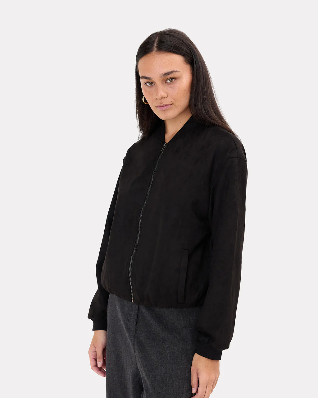 Lucia Bomber | Black - Image 3