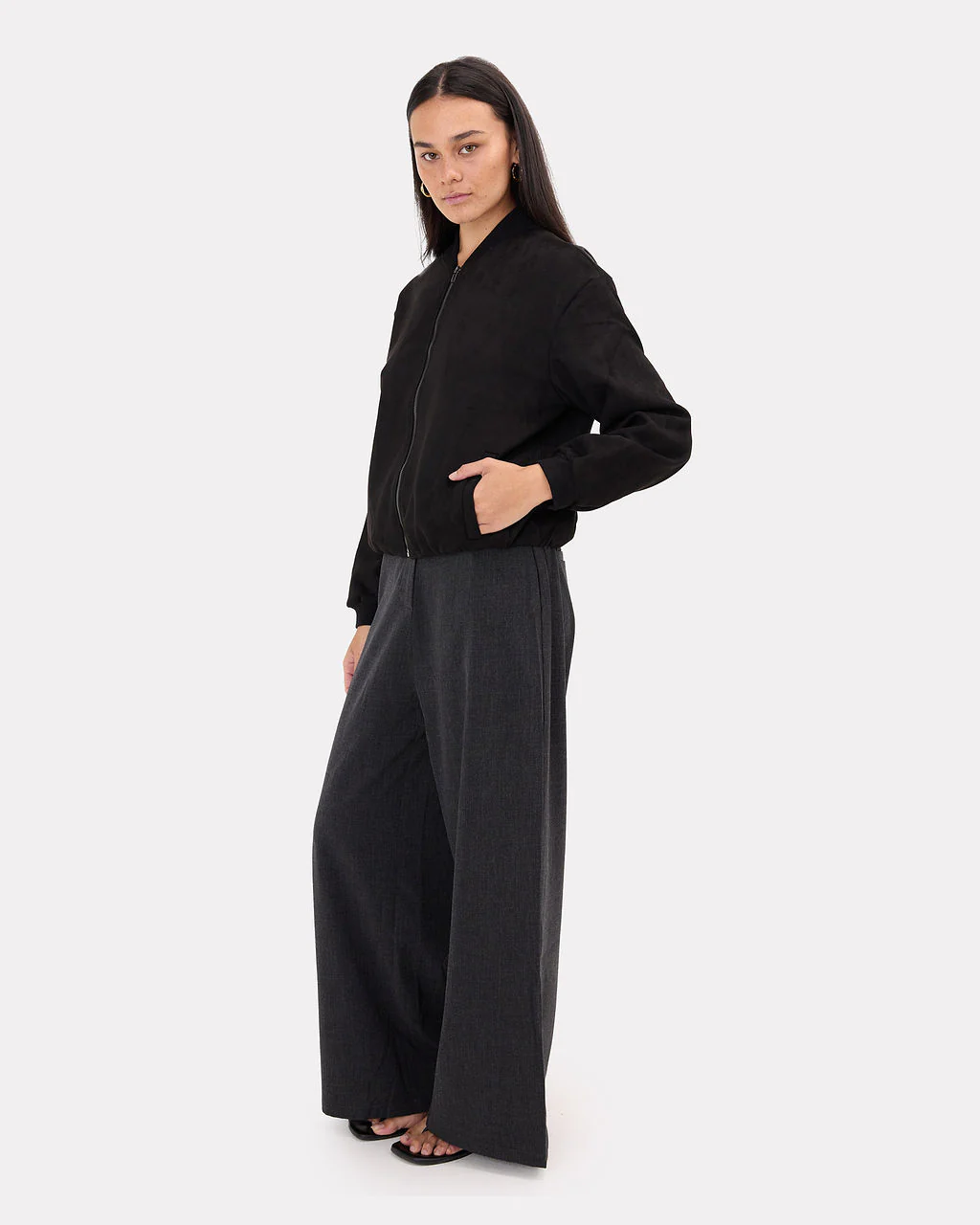 Lucia Bomber | Black - Image 4