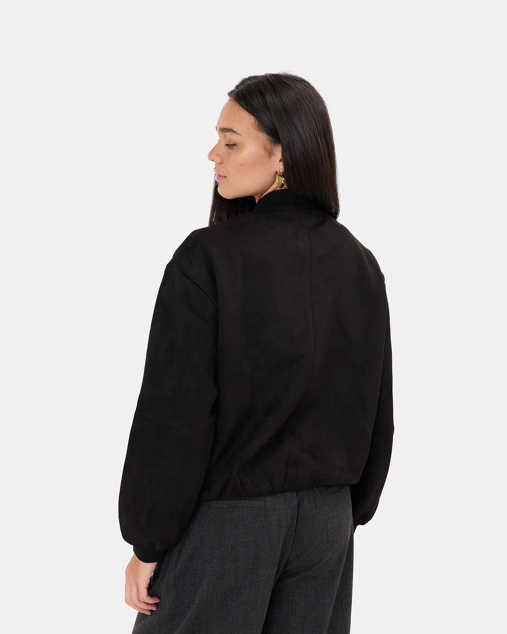 Lucia Bomber | Black - Image 5
