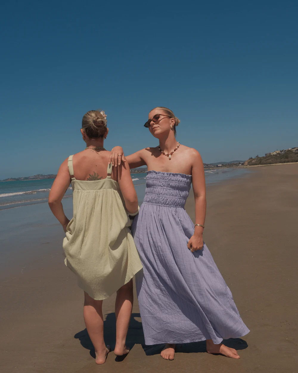 FINAL SALE | Mabel Maxi Dress | Purple Crepe - Image 2