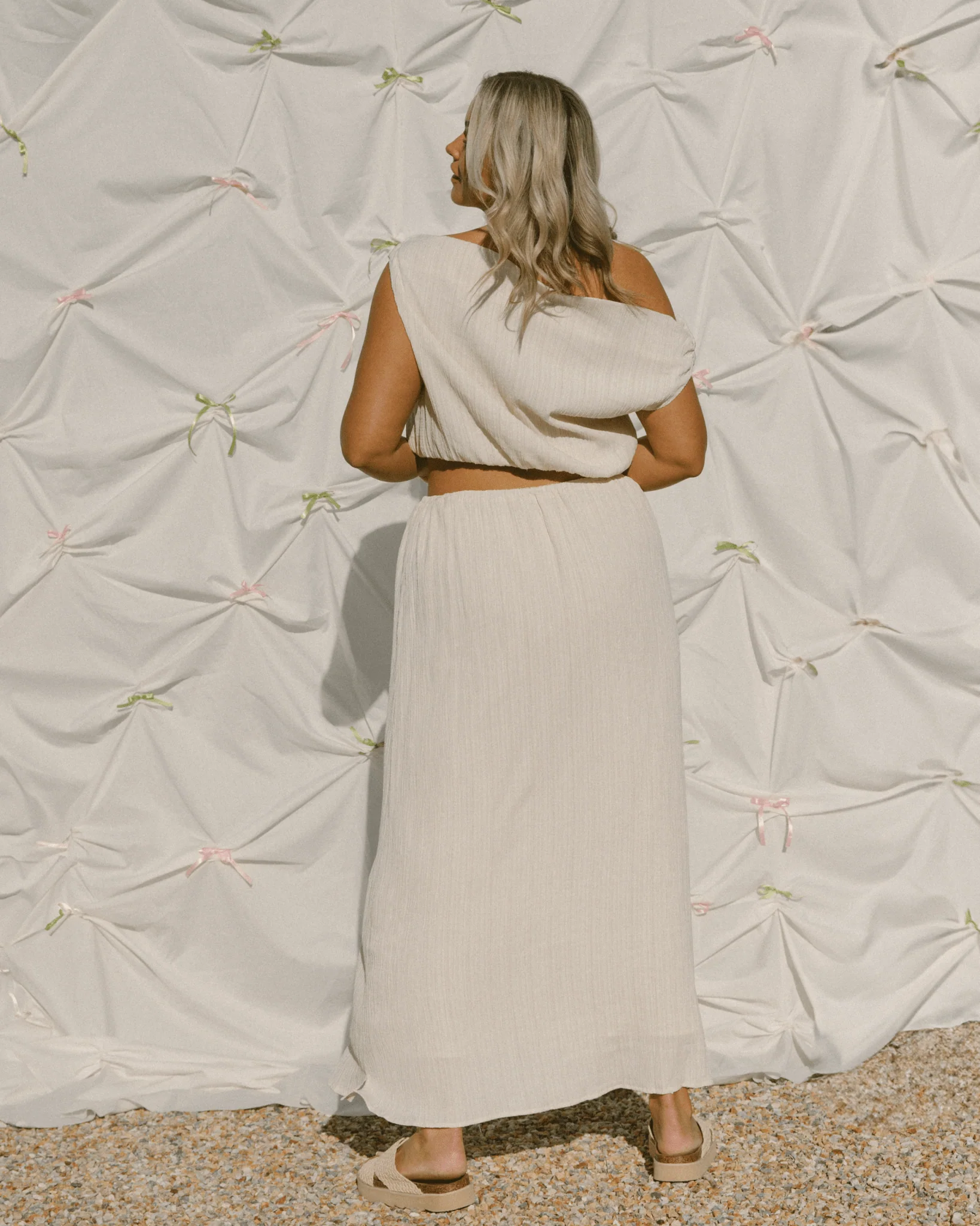 Macey Top | Cream Crepe - Image 5
