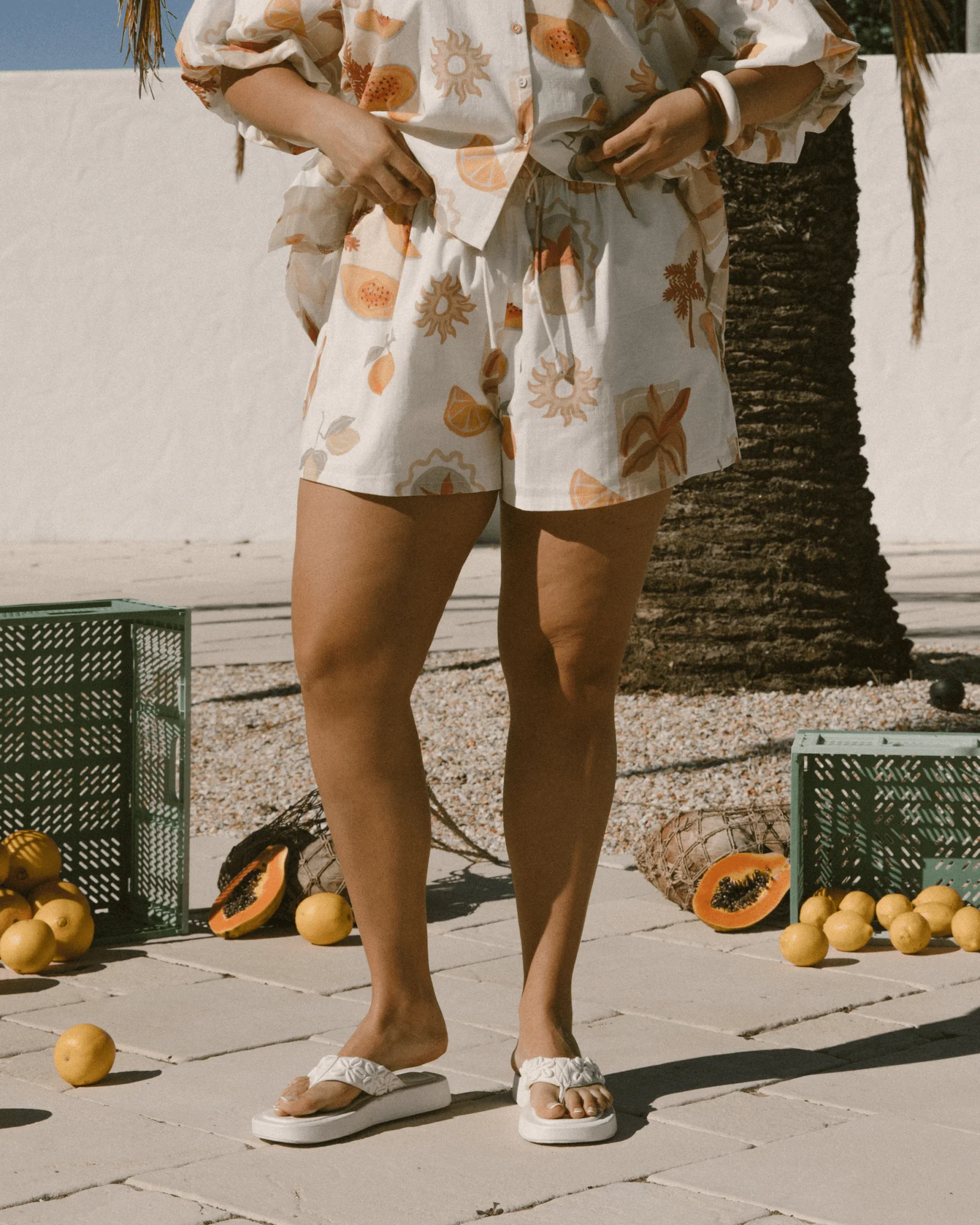 Matilda Shorts | Beige Calypso - Image 2