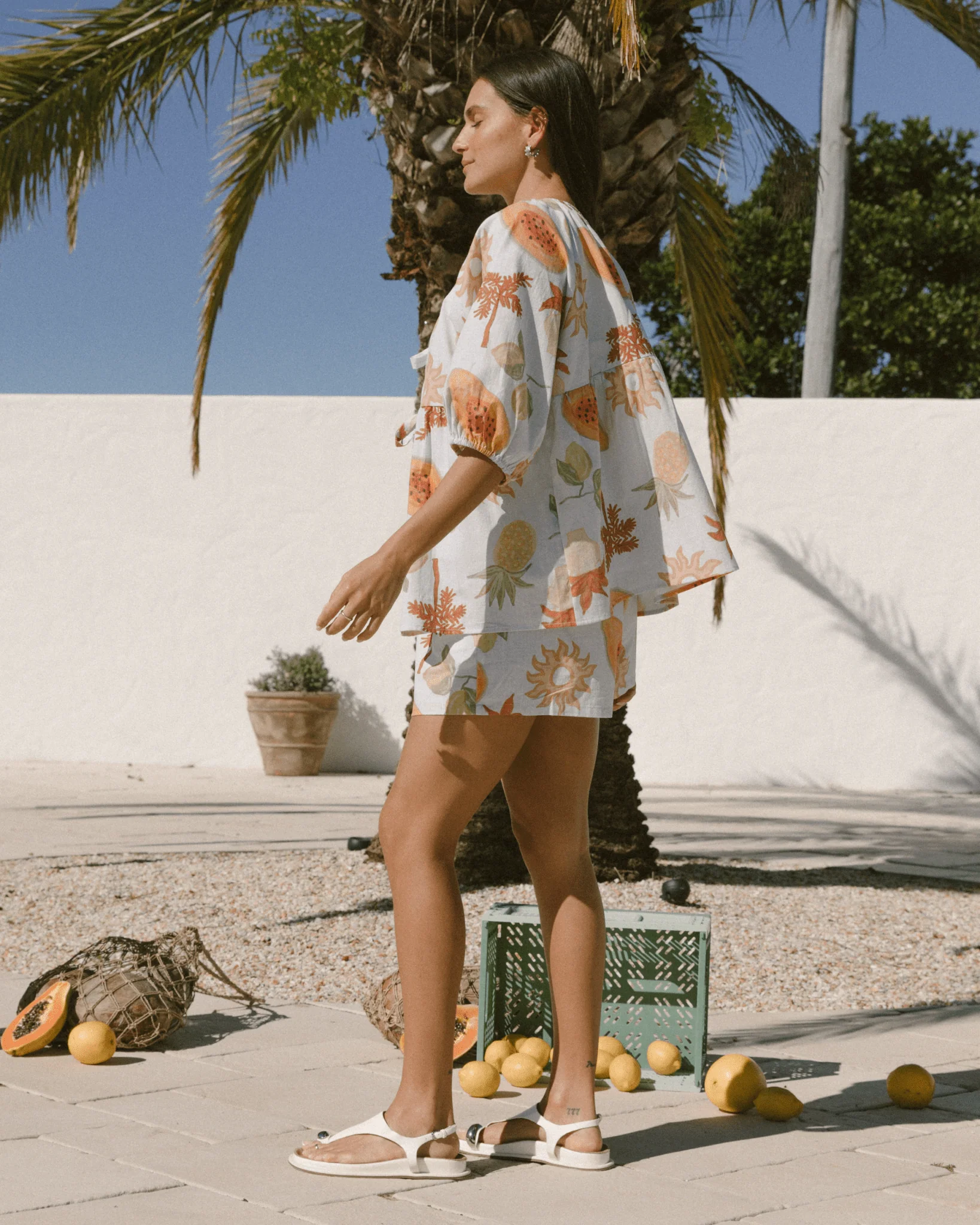 FINAL SALE | Matilda Shorts | Blue Calypso - Image 5