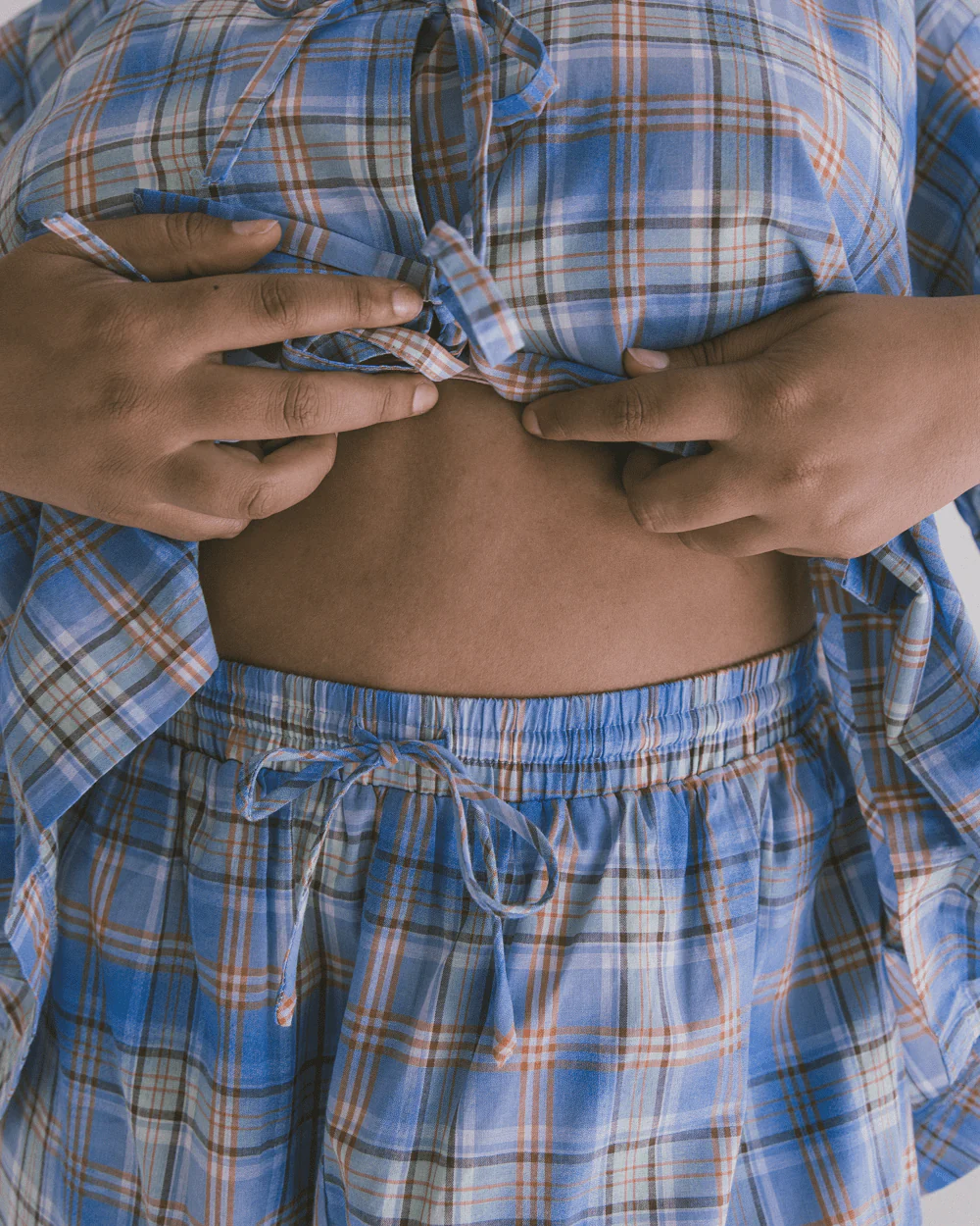 FINAL SALE | Matilda Shorts | Blue Ridge Gingham - Image 2