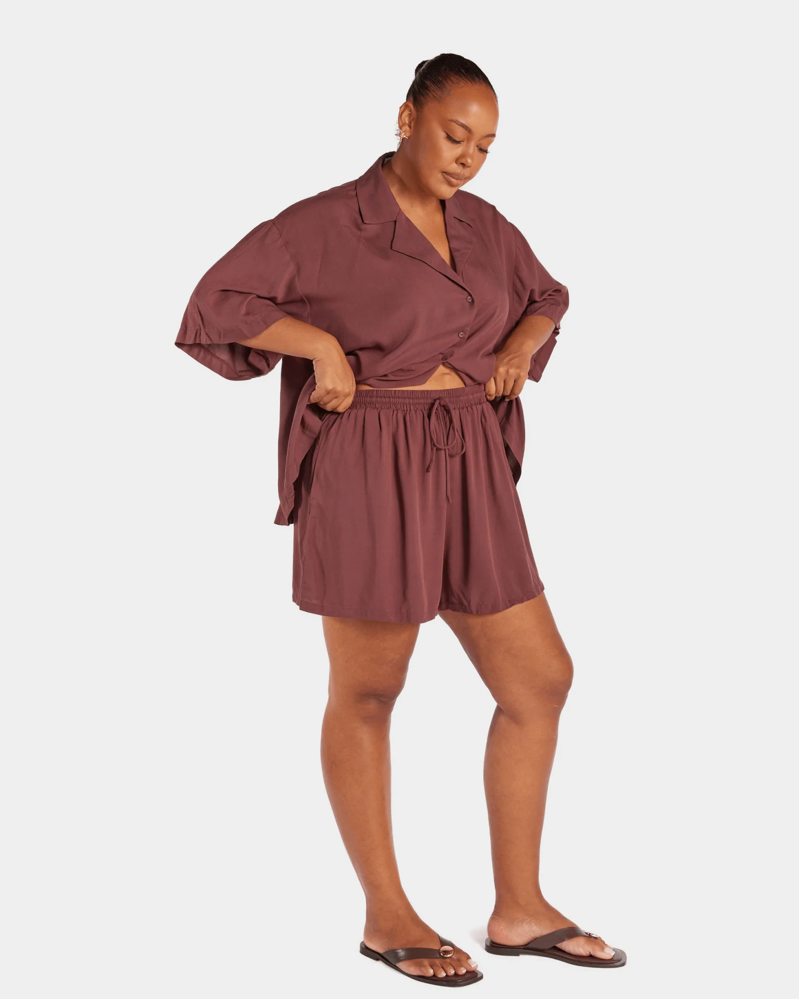 Matilda Shorts | Brown - Image 3