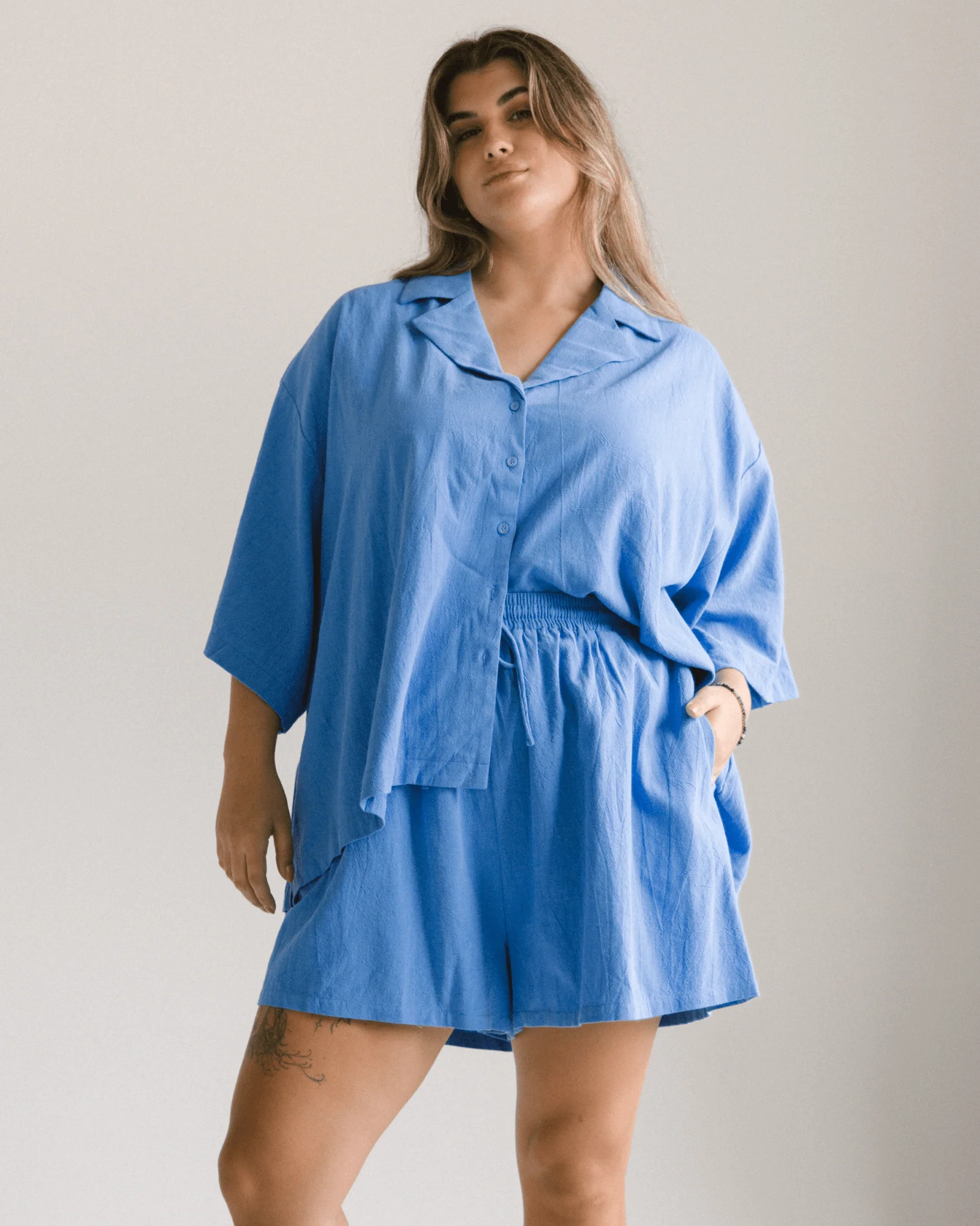 FINAL SALE | Matilda Shorts | Cobalt Blue - Image 4