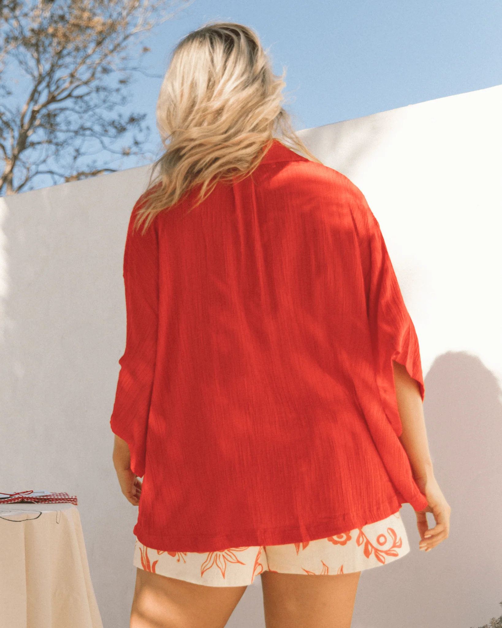 FINAL SALE | Matilda Shorts | Crimson Petals - Image 5