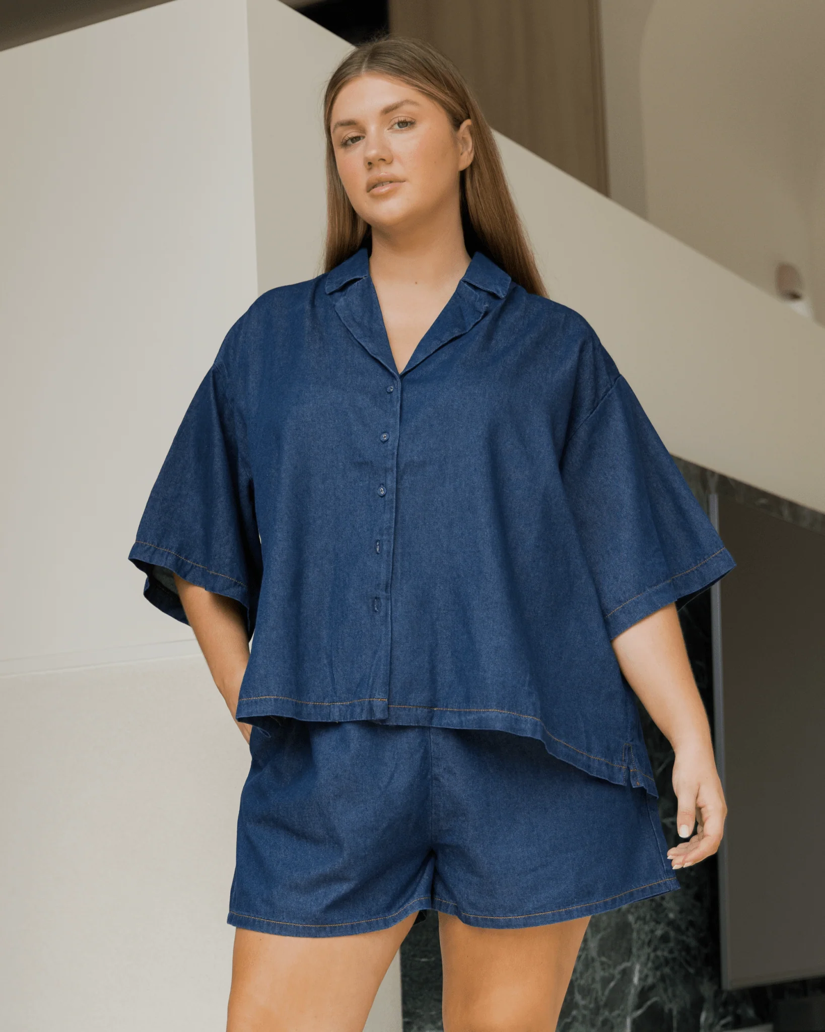 Matilda Shorts | Dark Denim - Image 2