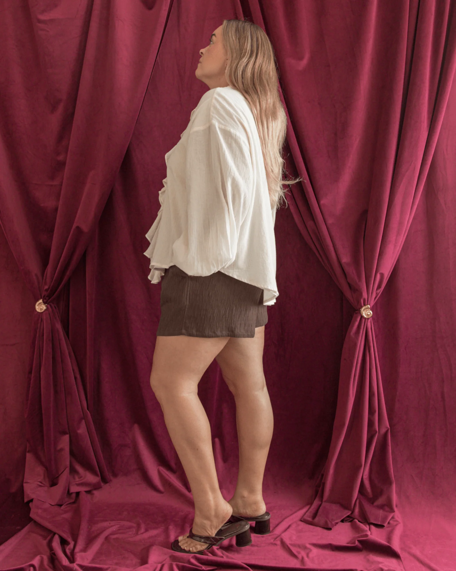 FINAL SALE | Matilda Shorts | Espresso - Image 3