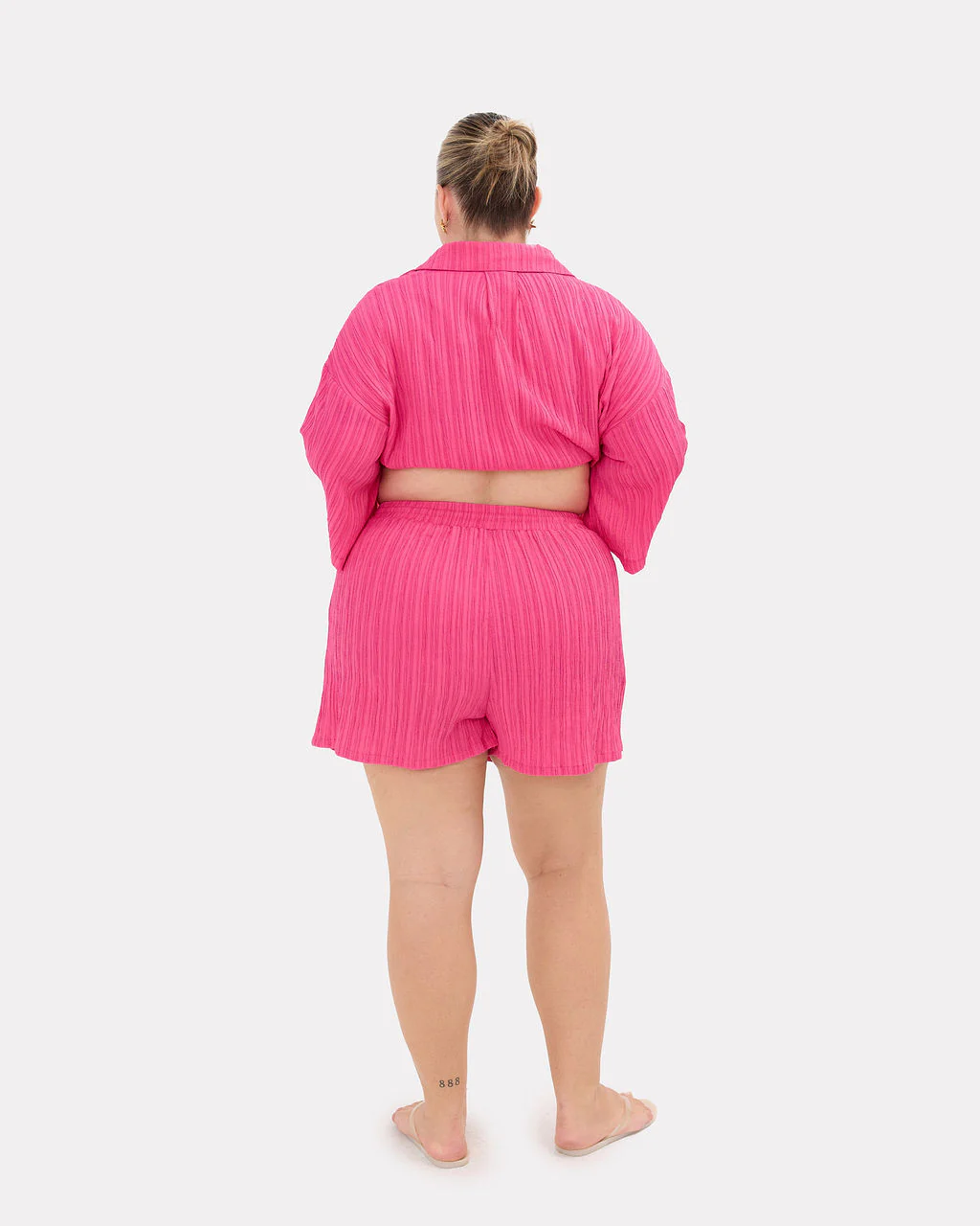 FINAL SALE | Matilda Shorts | Flamingo Crepe - Image 5