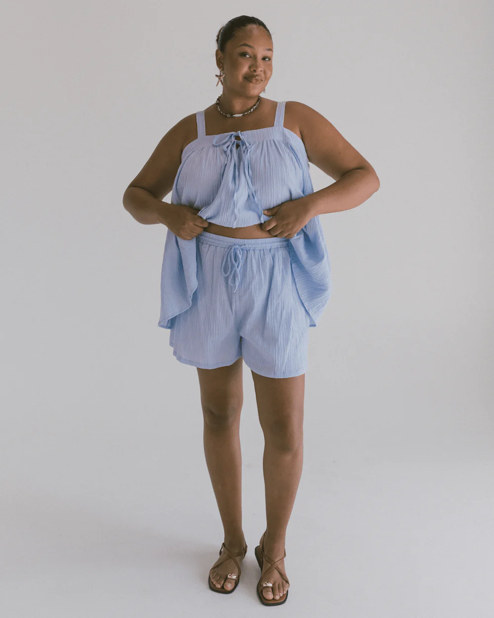 FINAL SALE | Matilda Shorts | Periwinkle - Image 3
