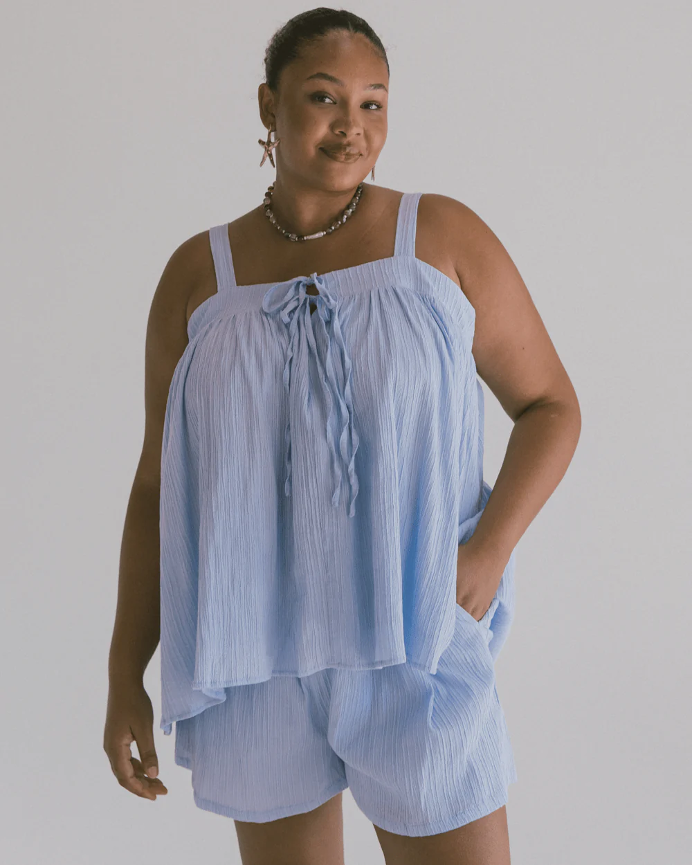 FINAL SALE | Matilda Shorts | Periwinkle - Image 5