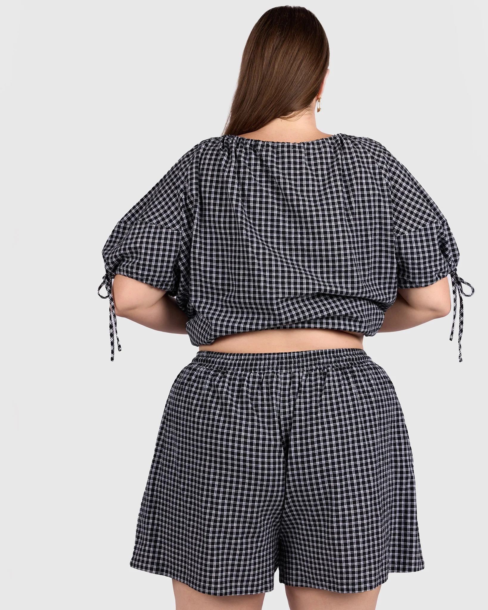 Matilda Shorts | Midnight Gingham - Image 8