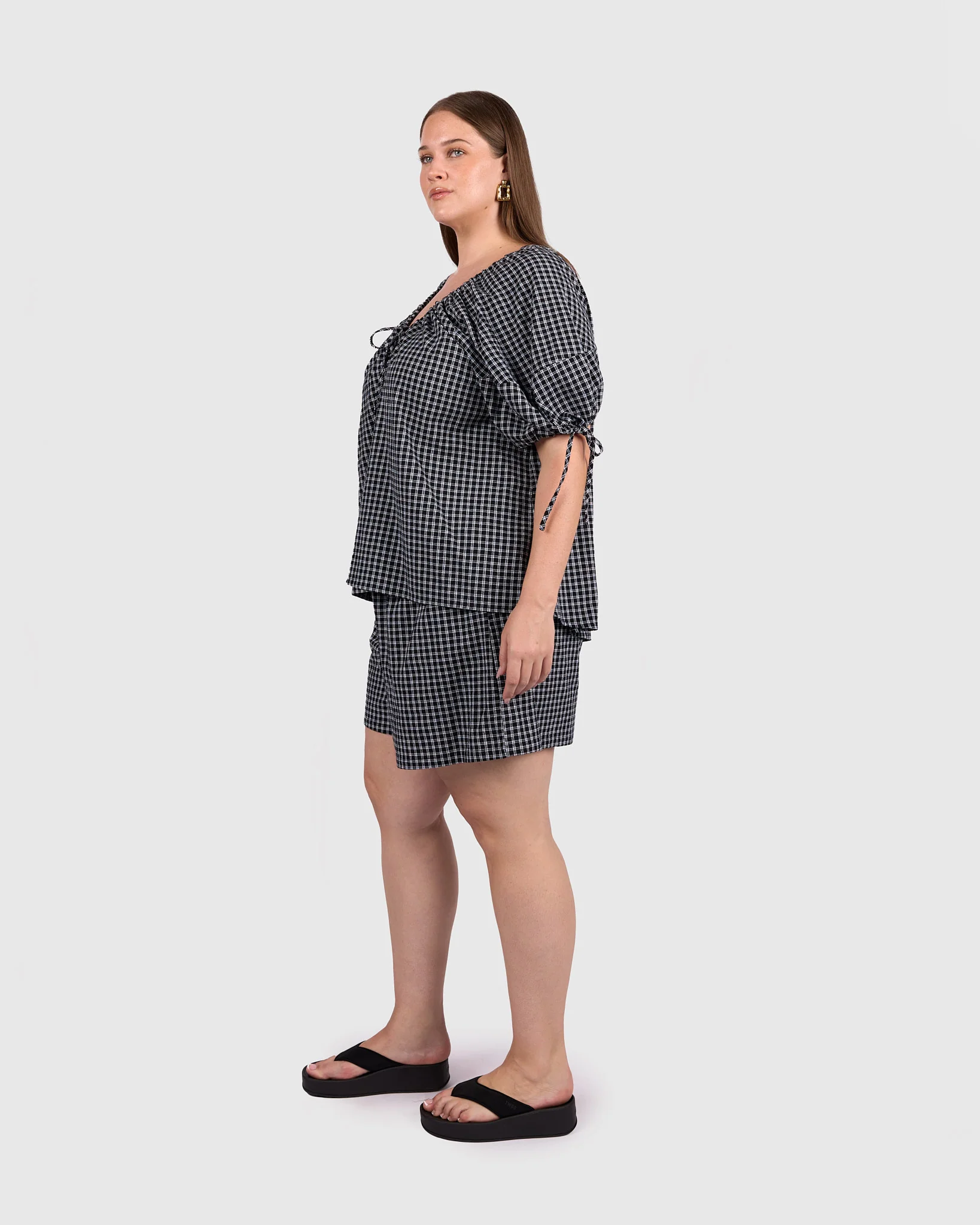 Matilda Shorts | Midnight Gingham - Image 9