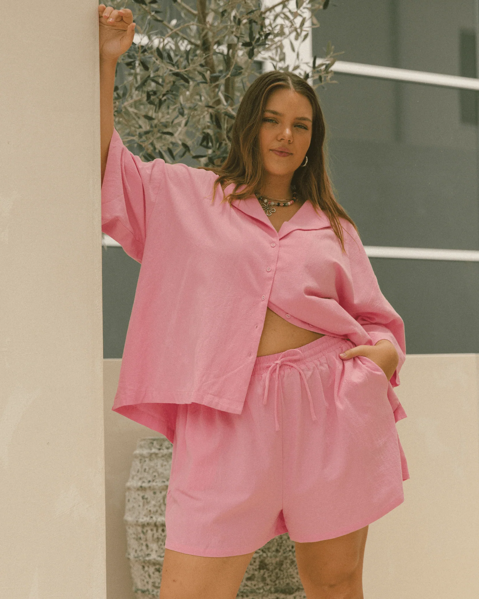 FINAL SALE | Matilda Shorts | Pink - Image 3