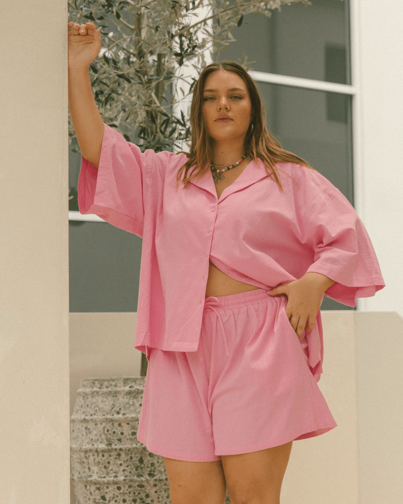 FINAL SALE | Matilda Shorts | Pink - Image 4