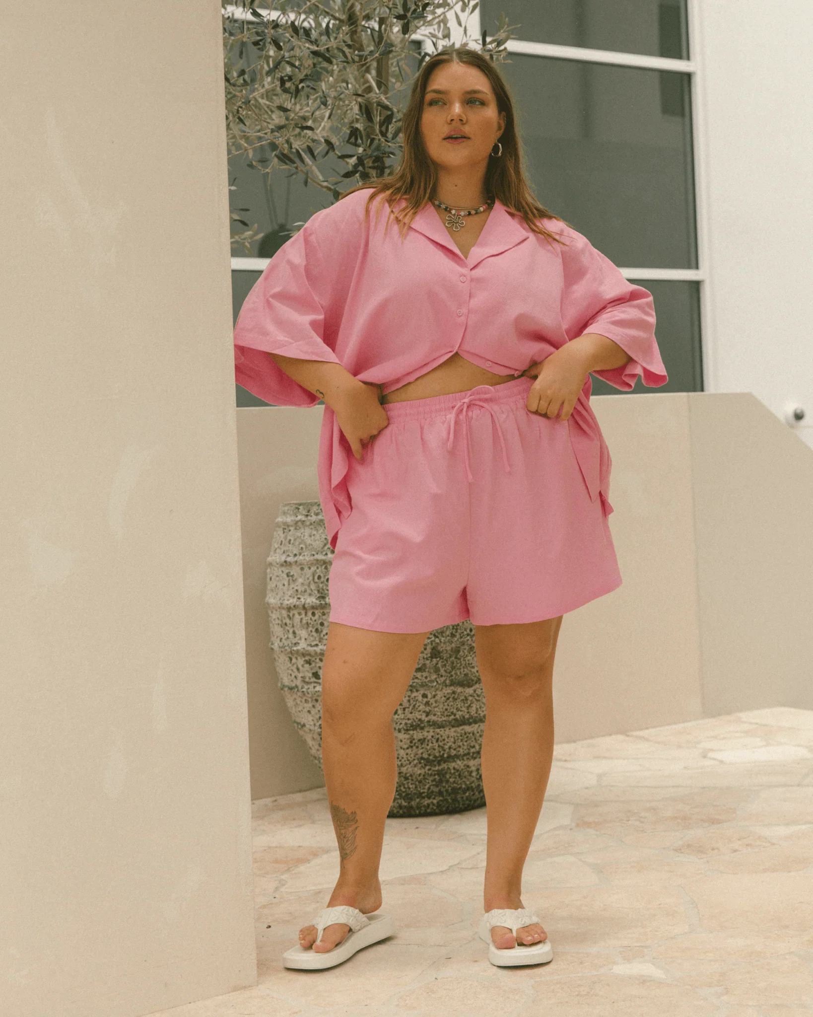 FINAL SALE | Matilda Shorts | Pink - Image 5