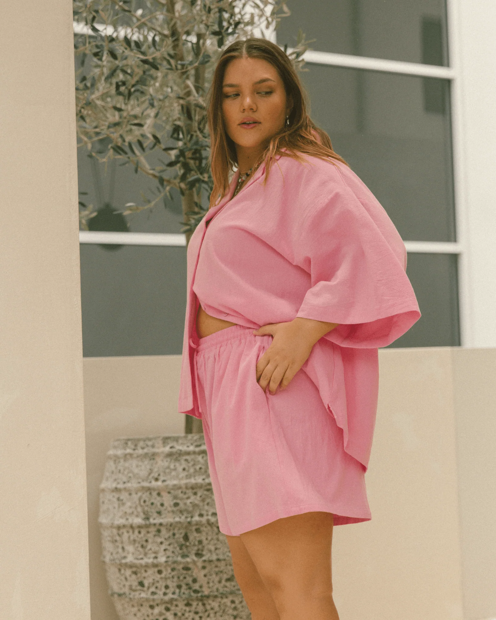 FINAL SALE | Matilda Shorts | Pink - Image 6