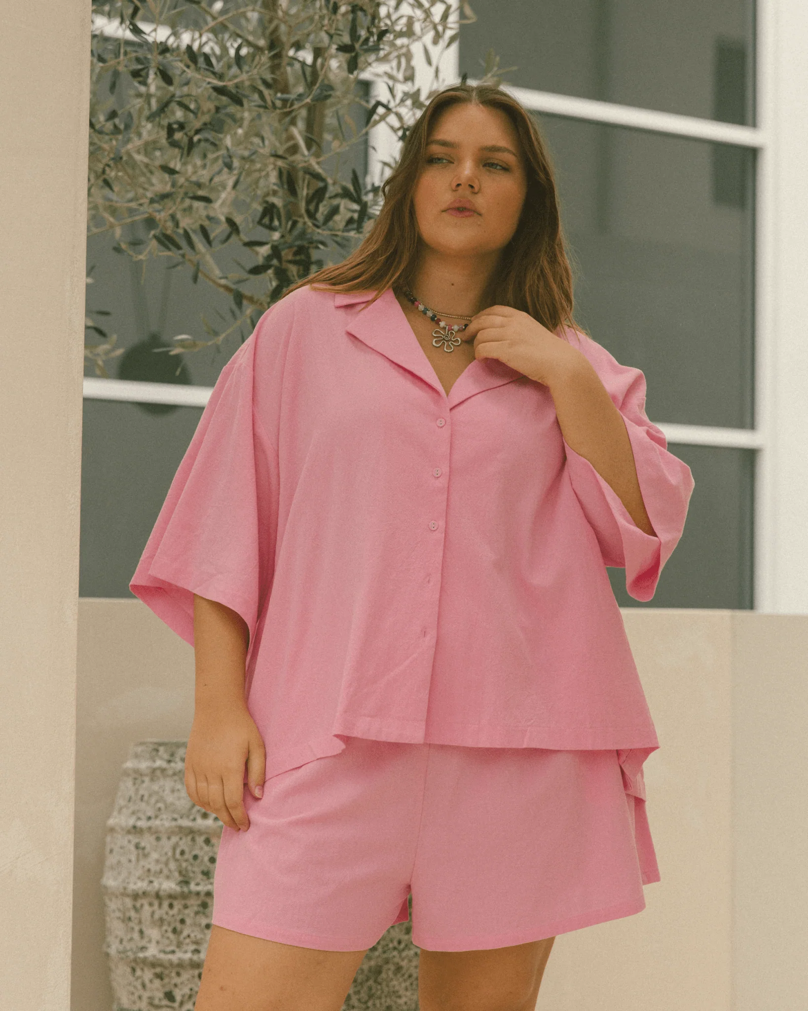 FINAL SALE | Matilda Shorts | Pink - Image 9