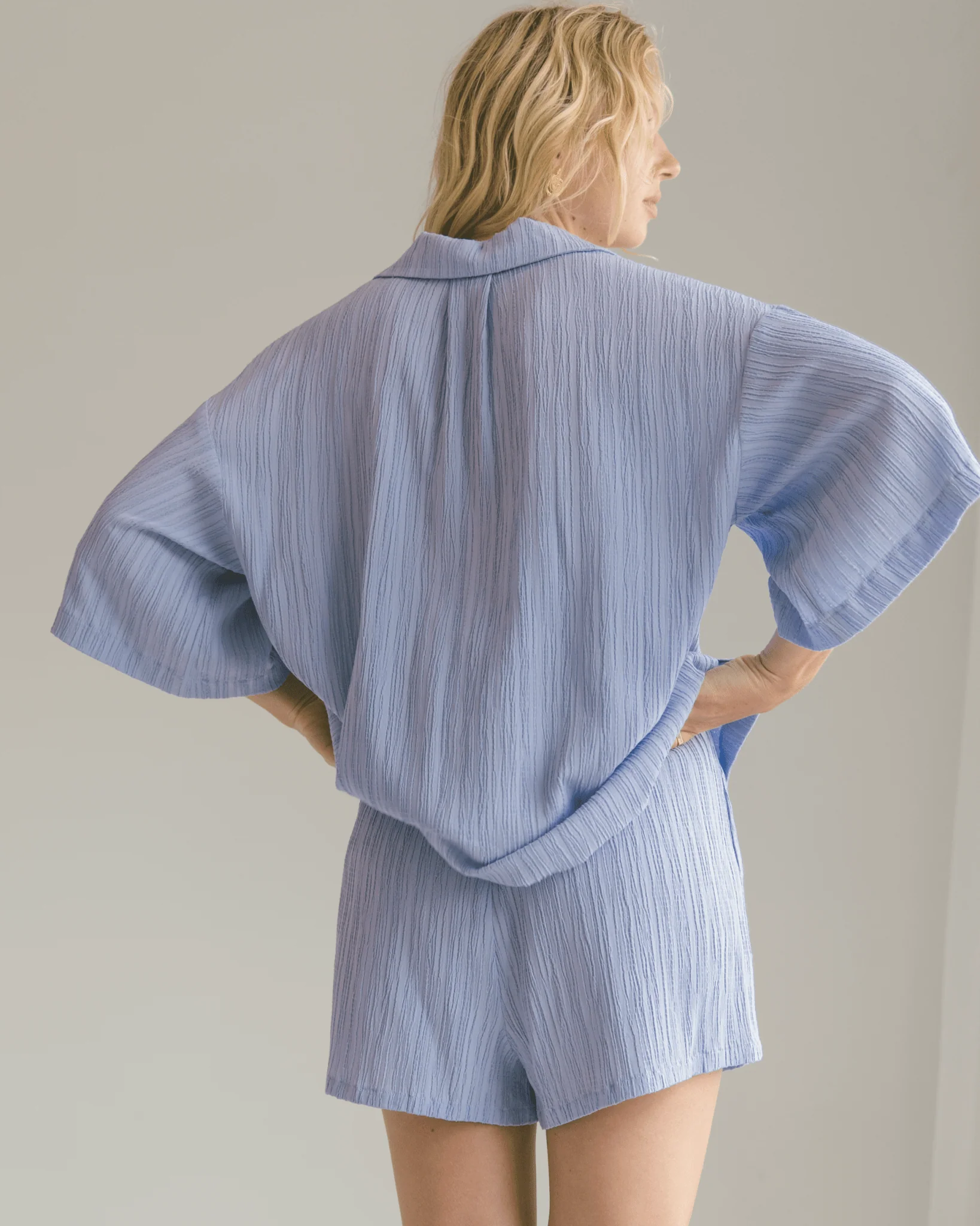 FINAL SALE | Matilda Shorts | Purple Crepe - Image 10