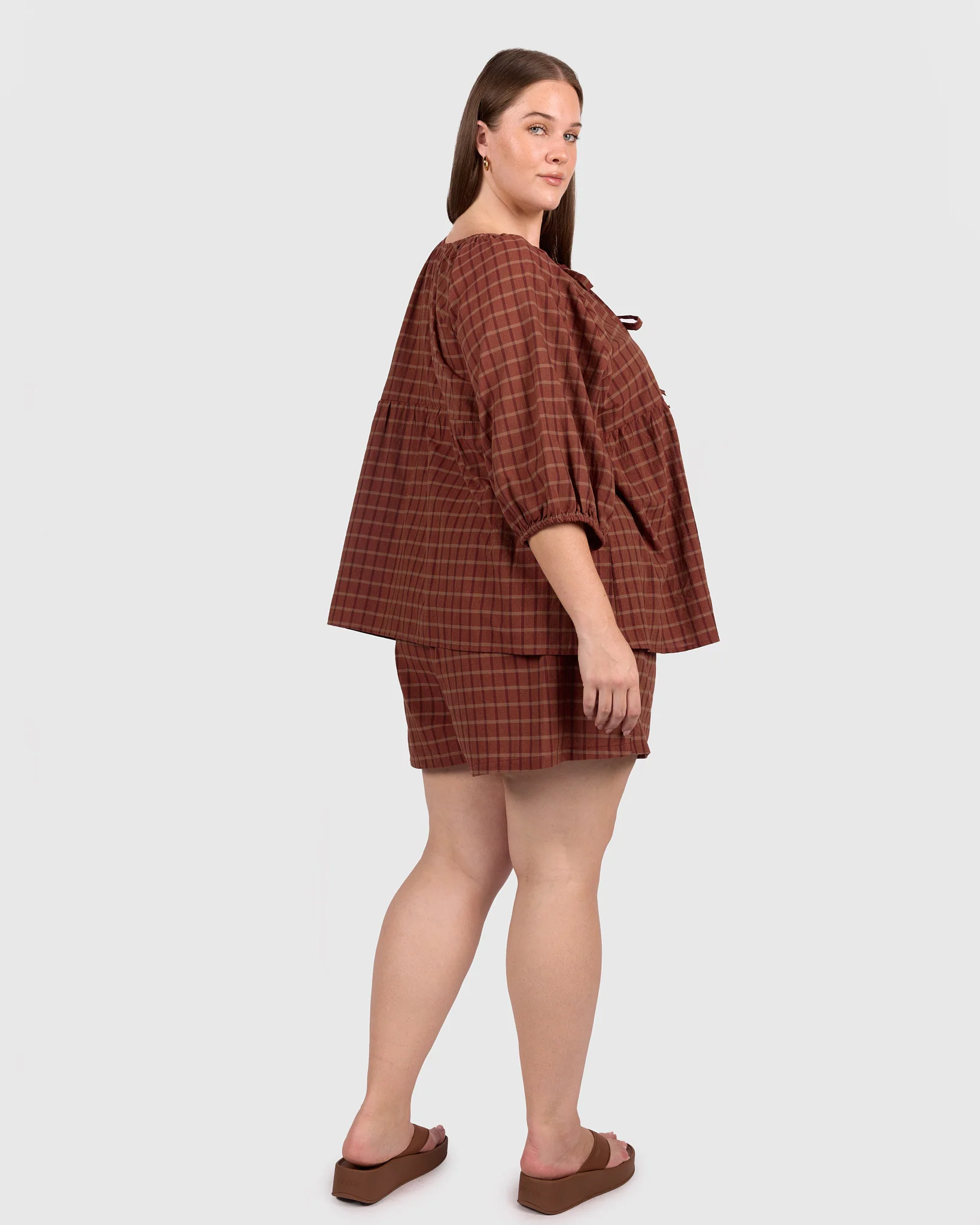 Matilda Shorts | Maple Gingham - Image 7