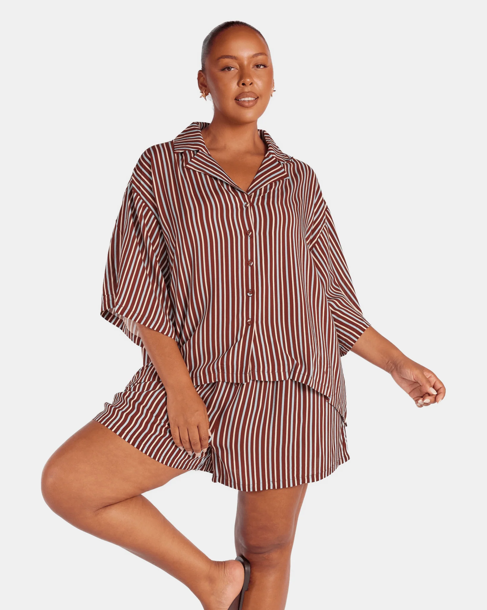 Matilda Shorts | Sandbar Stripe - Image 3