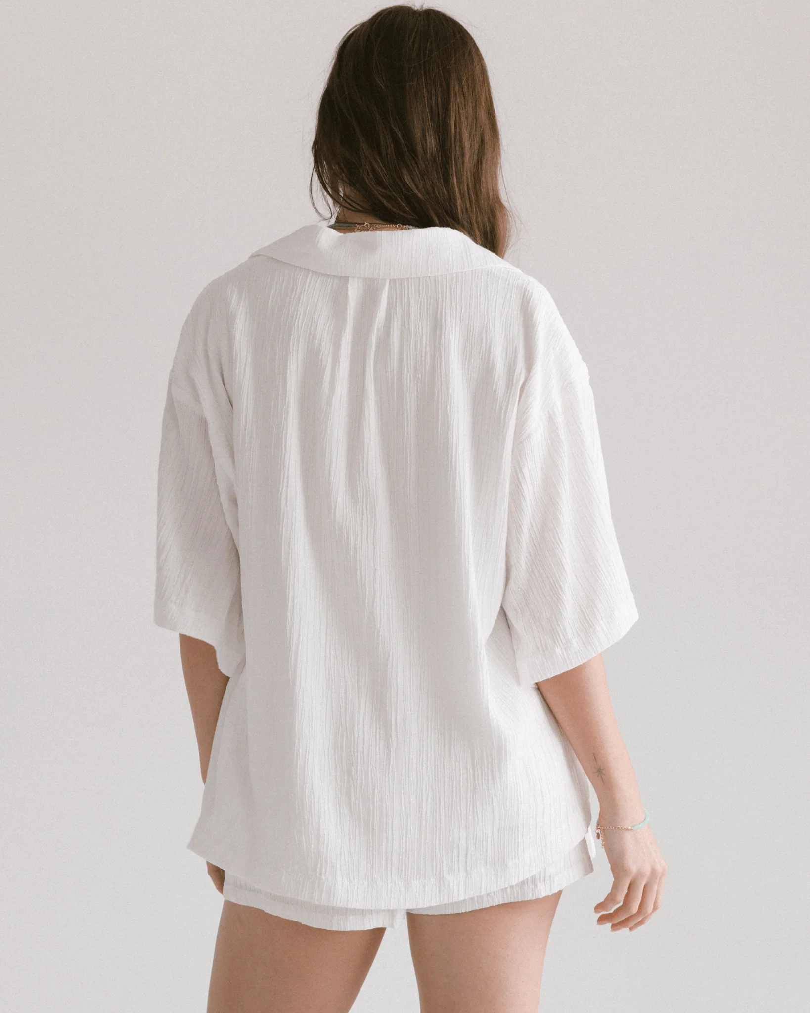 Matilda Shorts | White Crepe - Image 7