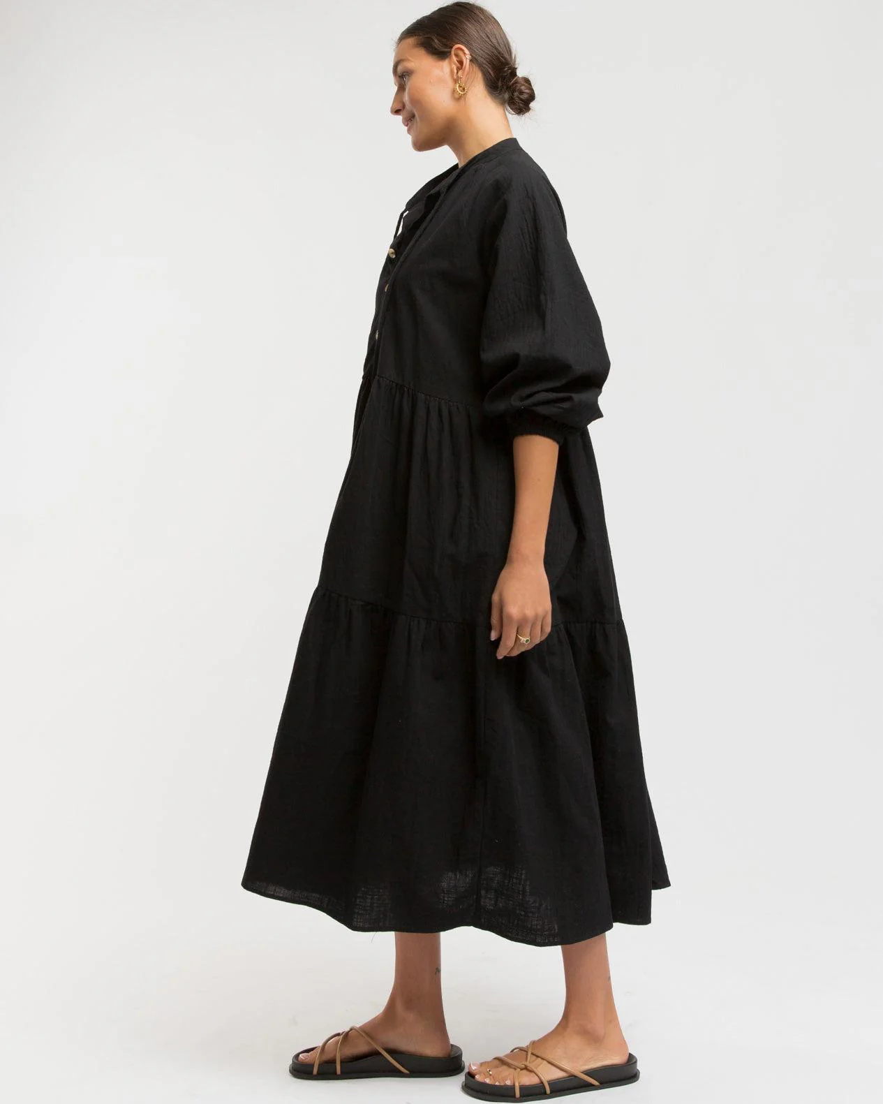 Maxi Avalon Smock Dress | Jett - Image 3