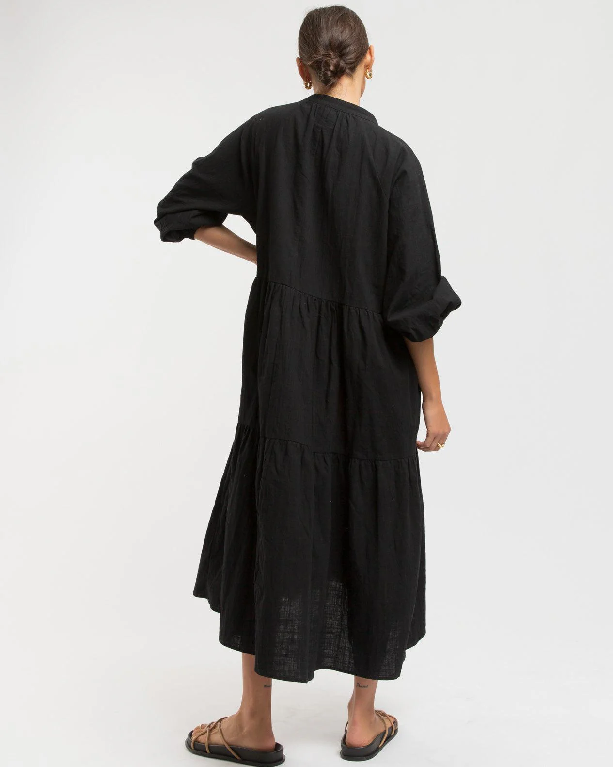 Maxi Avalon Smock Dress | Jett - Image 4