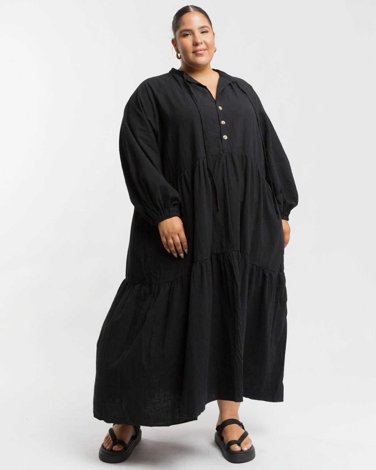 Maxi Avalon Smock Dress | Jett - Image 5