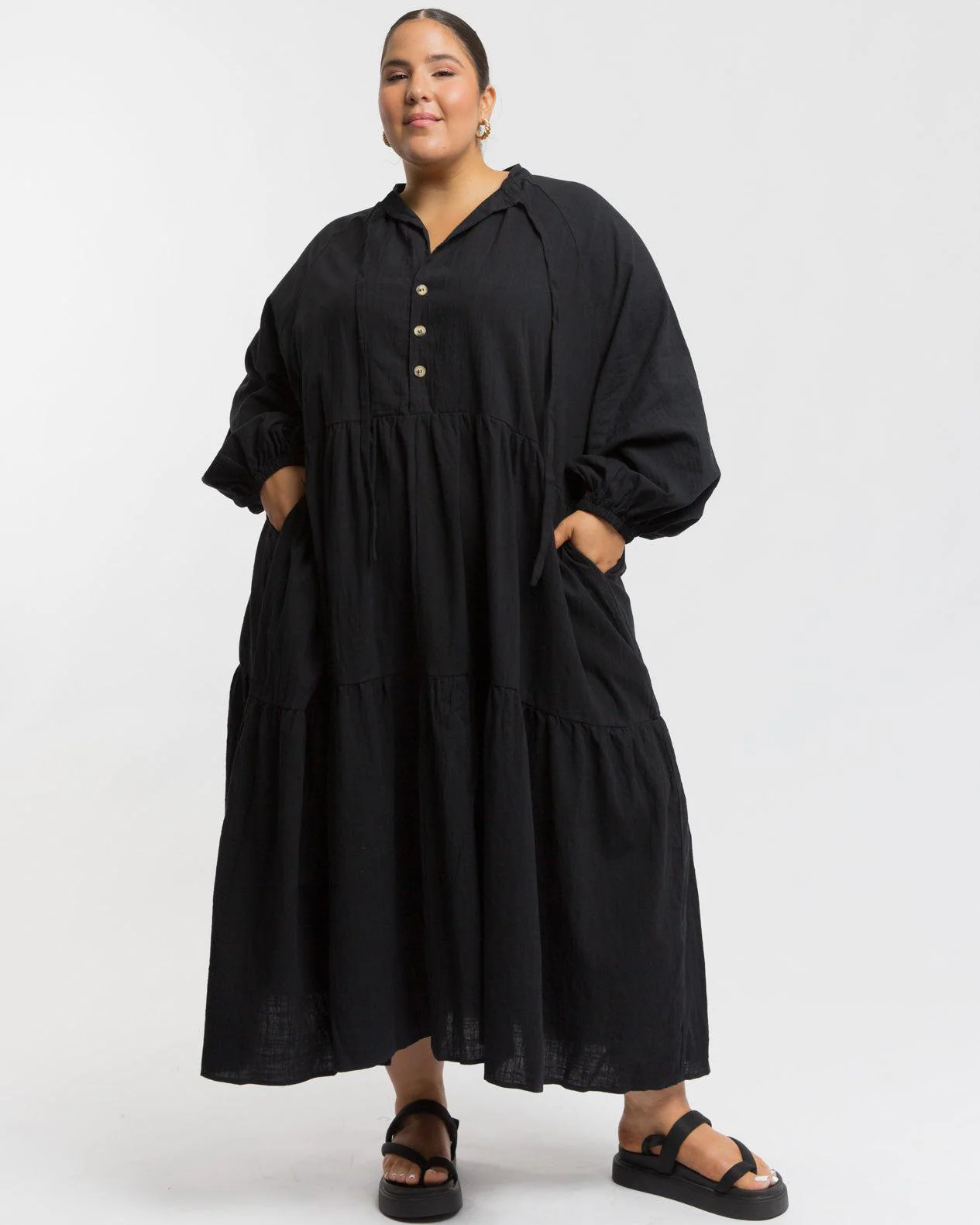 Maxi Avalon Smock Dress | Jett - Image 7