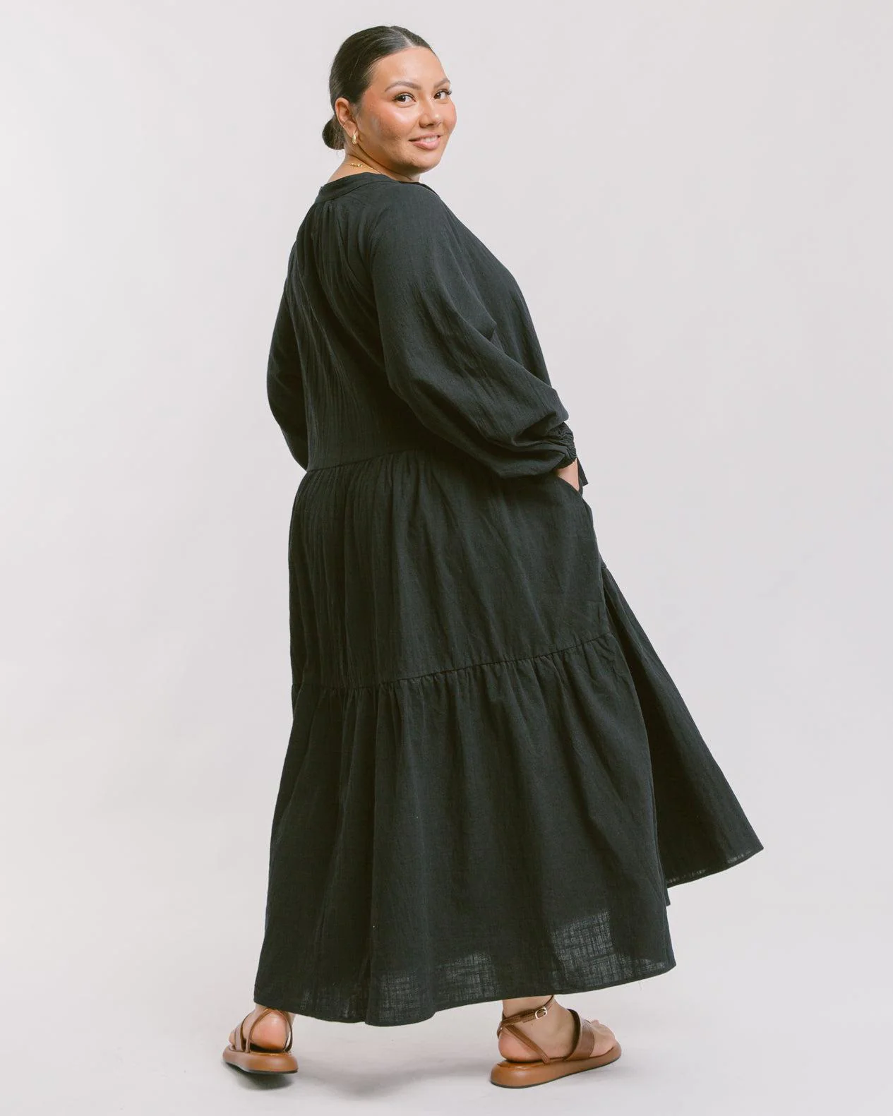 Maxi Avalon Smock Dress | Jett - Image 9
