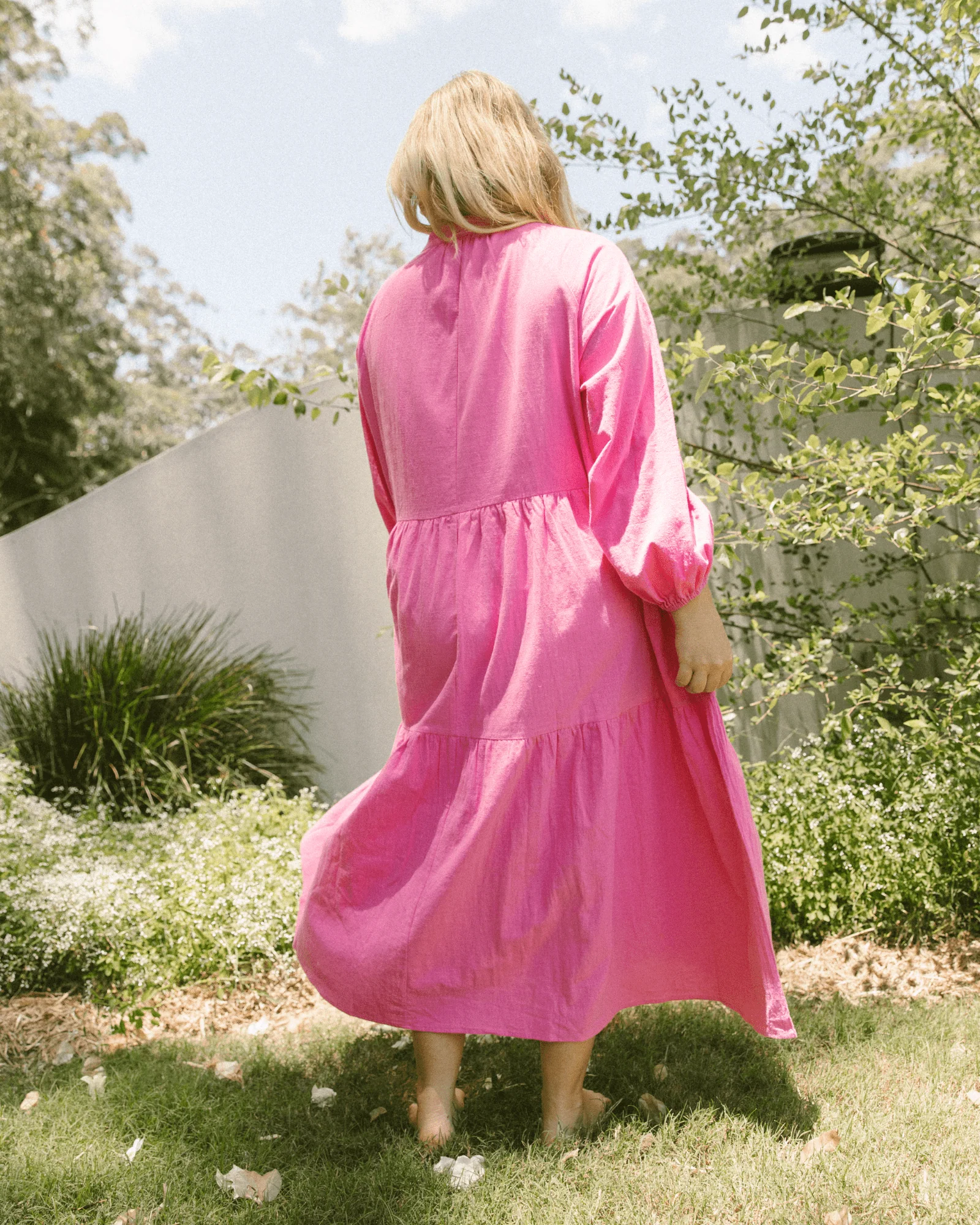 Maxi Avalon Smock Dress | Pink - Image 4