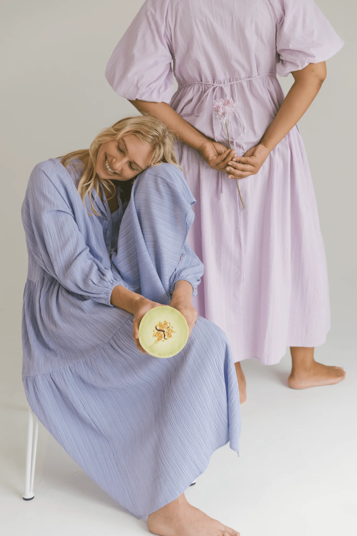 FINAL SALE | Maxi Ruby Smock Dress | Purple Crepe - Image 8