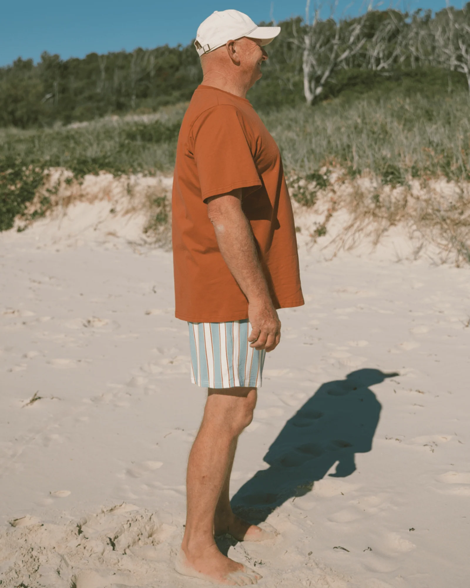 FINAL SALE | Mens PJ Shorts | Stripe - Image 4