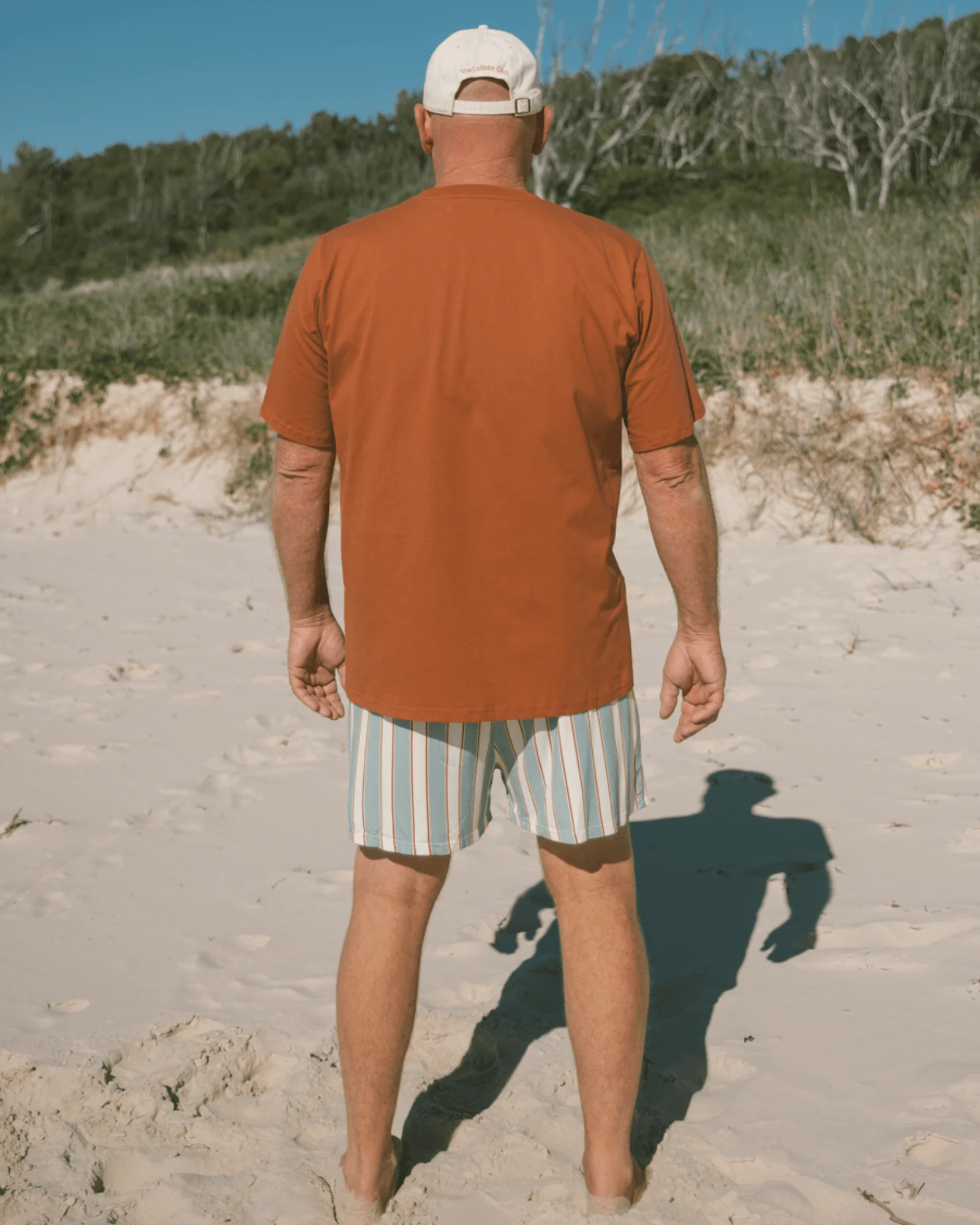 FINAL SALE | Mens PJ Shorts | Stripe - Image 5