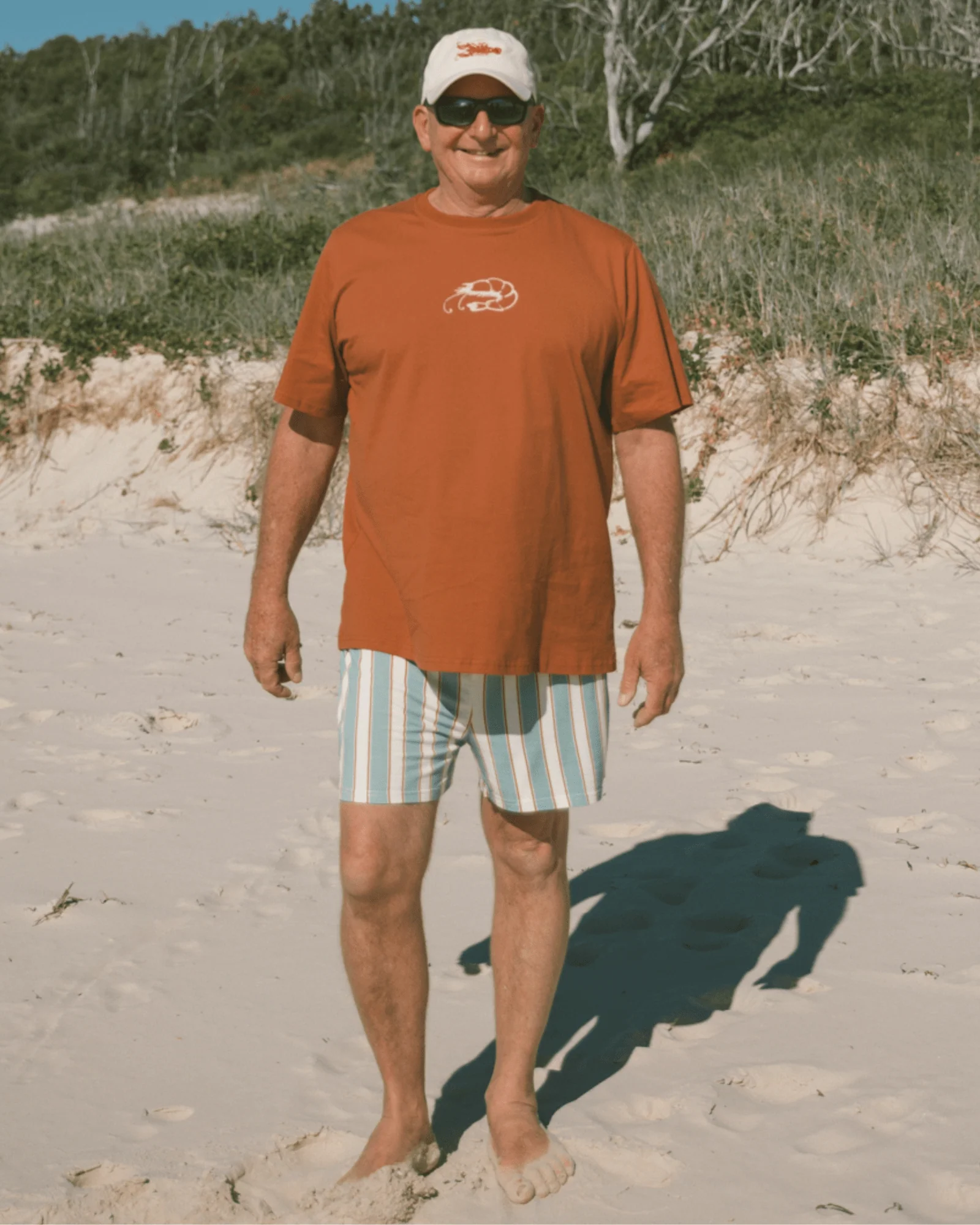 FINAL SALE | Mens PJ Shorts | Stripe - Image 9