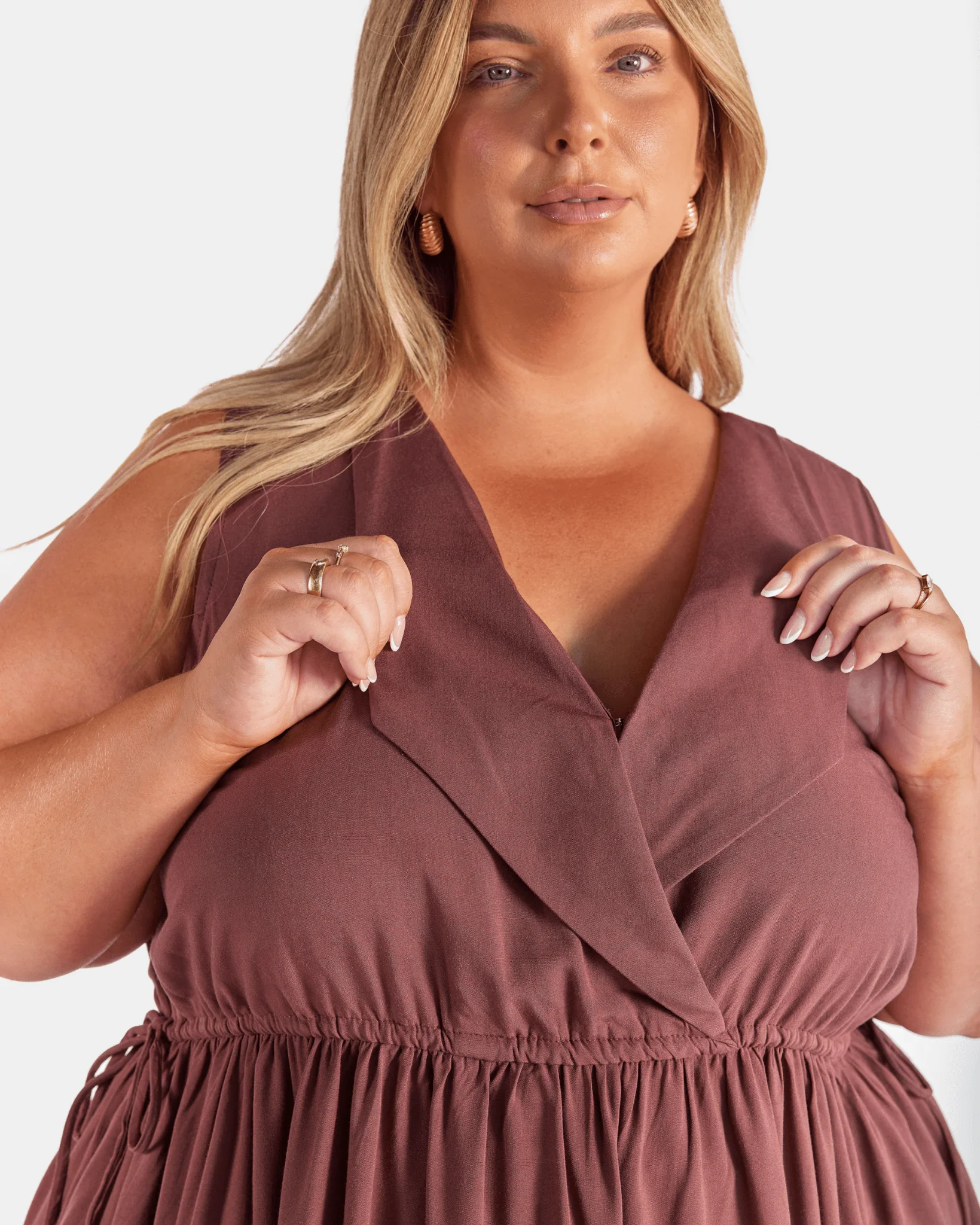 Olivia Maxi Dress | Brown - Image 2