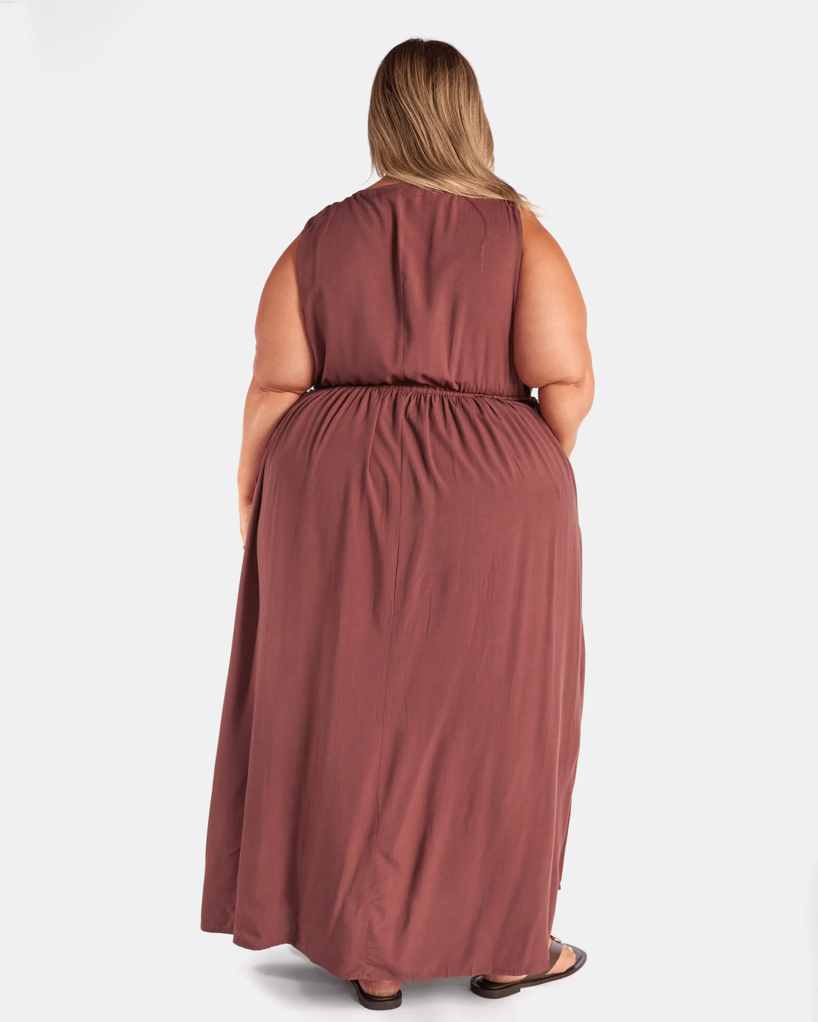 Olivia Maxi Dress | Brown - Image 6