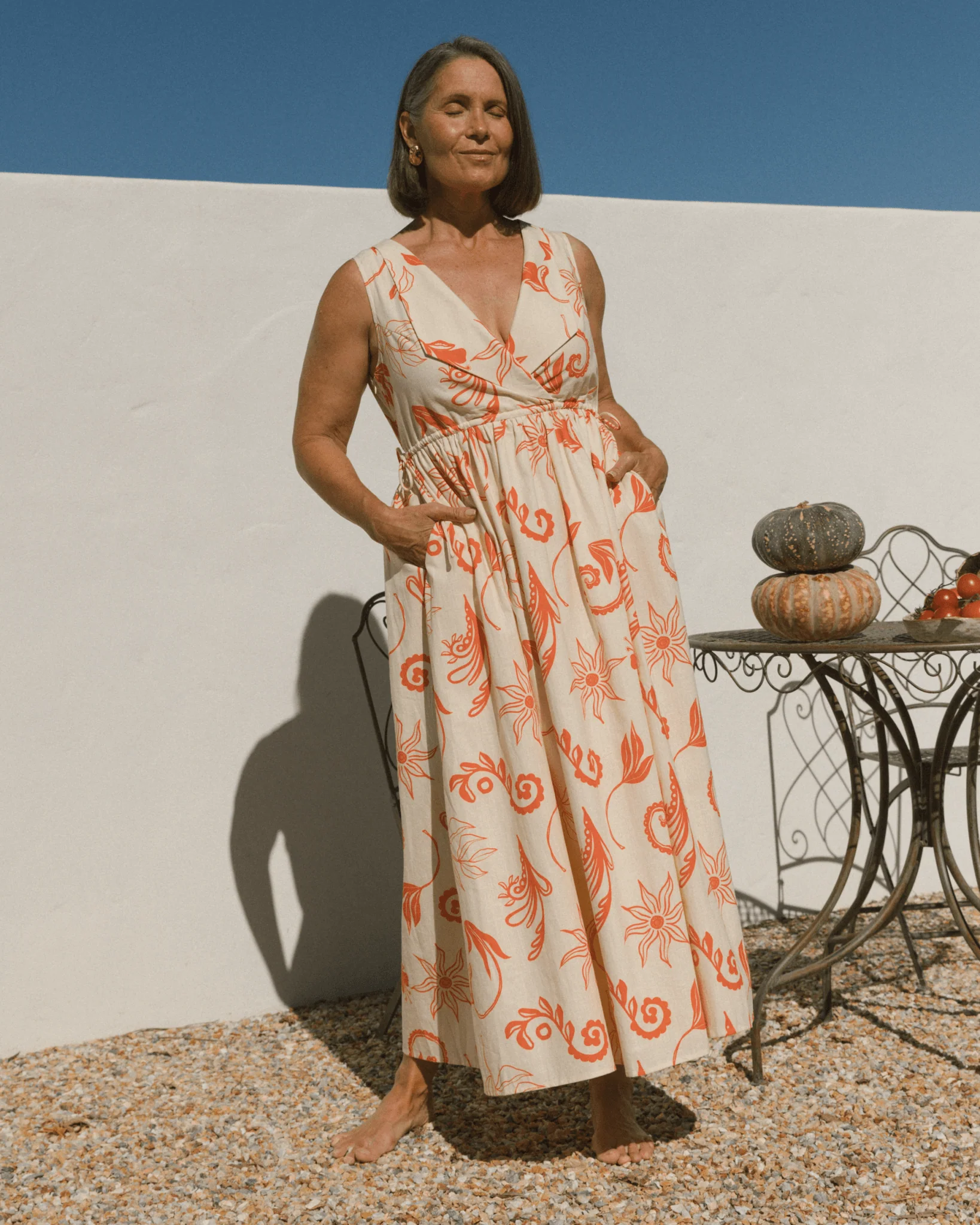 FINAL SALE | Olivia Maxi Dress | Crimson Petals - Image 2